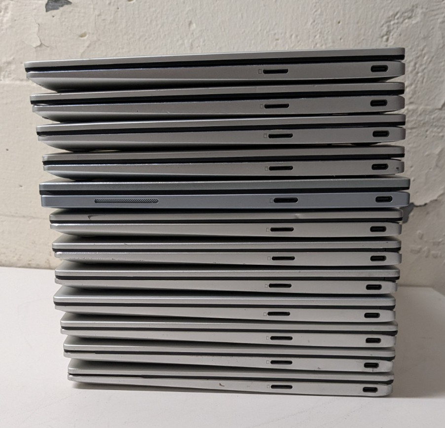 Lot of 12 Asus Chromebook C434T & C433T Intel M3-8100y 4/8GB RAM 64GB SOLD AS-IS