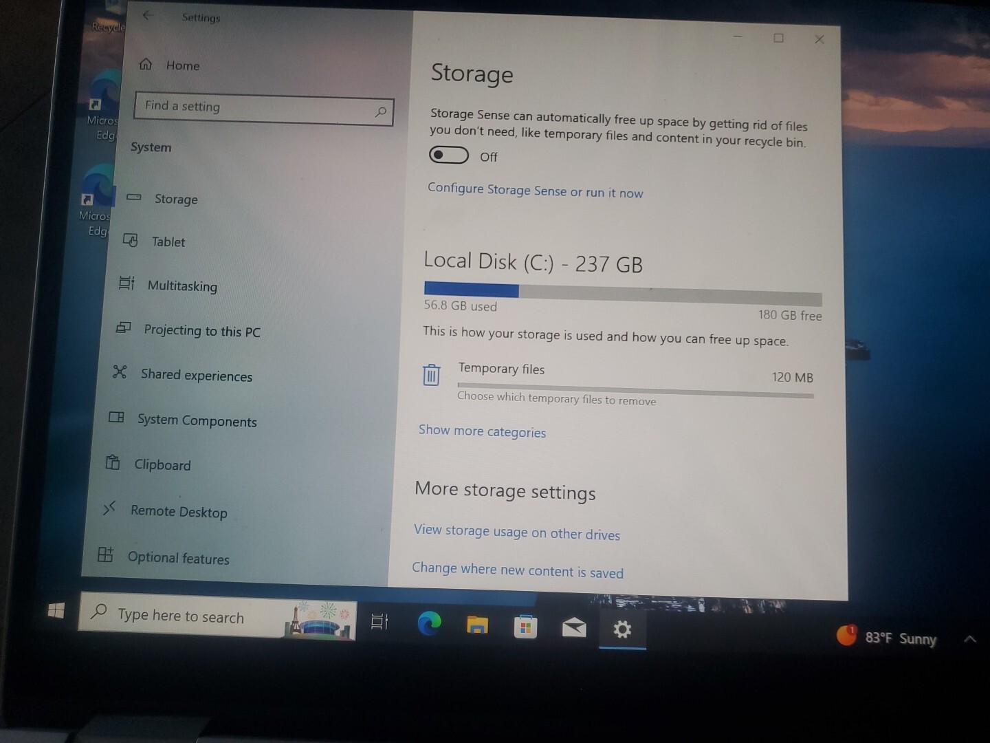 Dell 5310 13in i5-10310U 8GB 240GB. Touchscreen