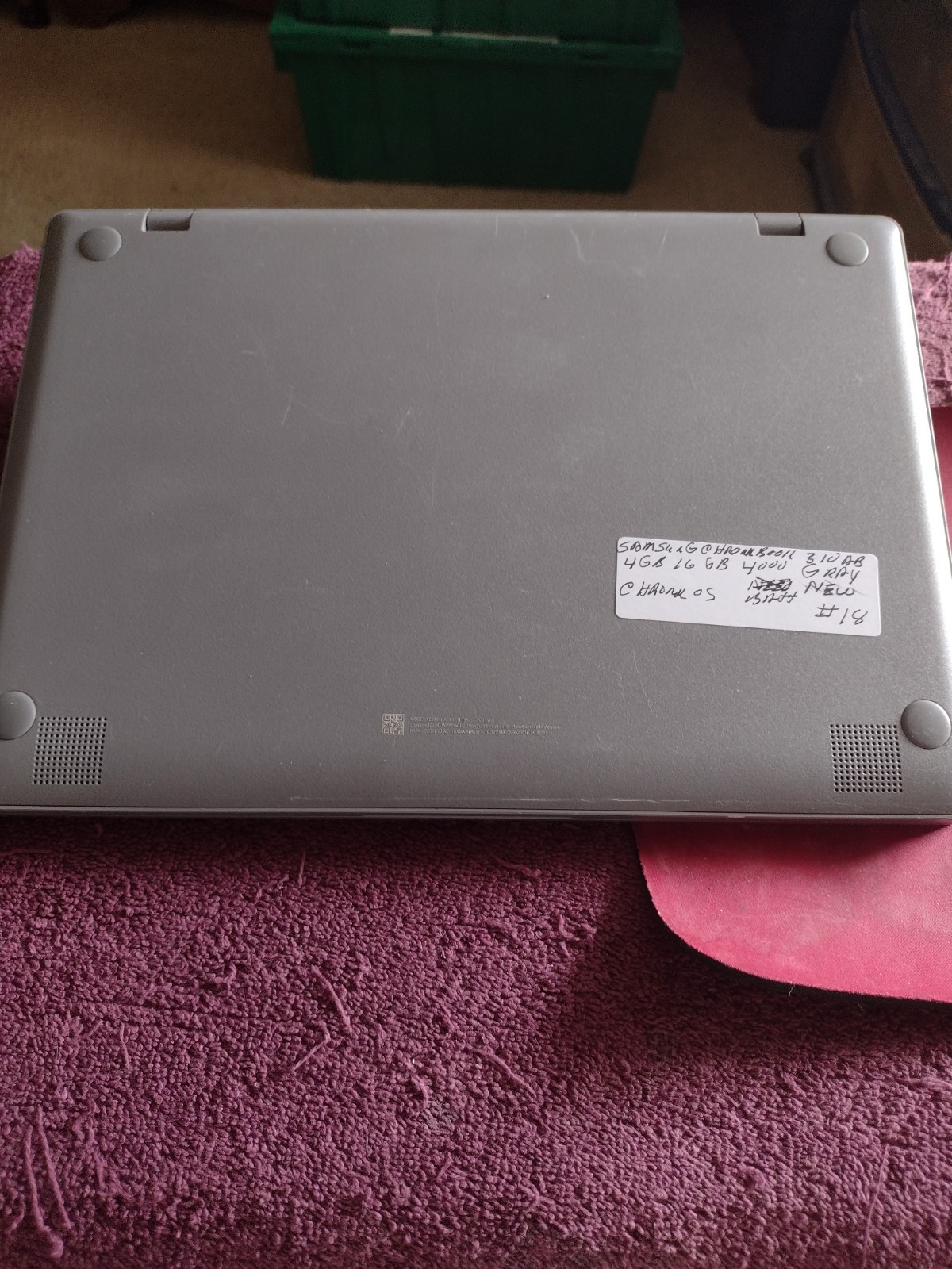 SAMSUNG XE310XBA Chromebook 4 11.6″ Intel N4000 4GB RAM 16gb clean GRAY NEW BATT