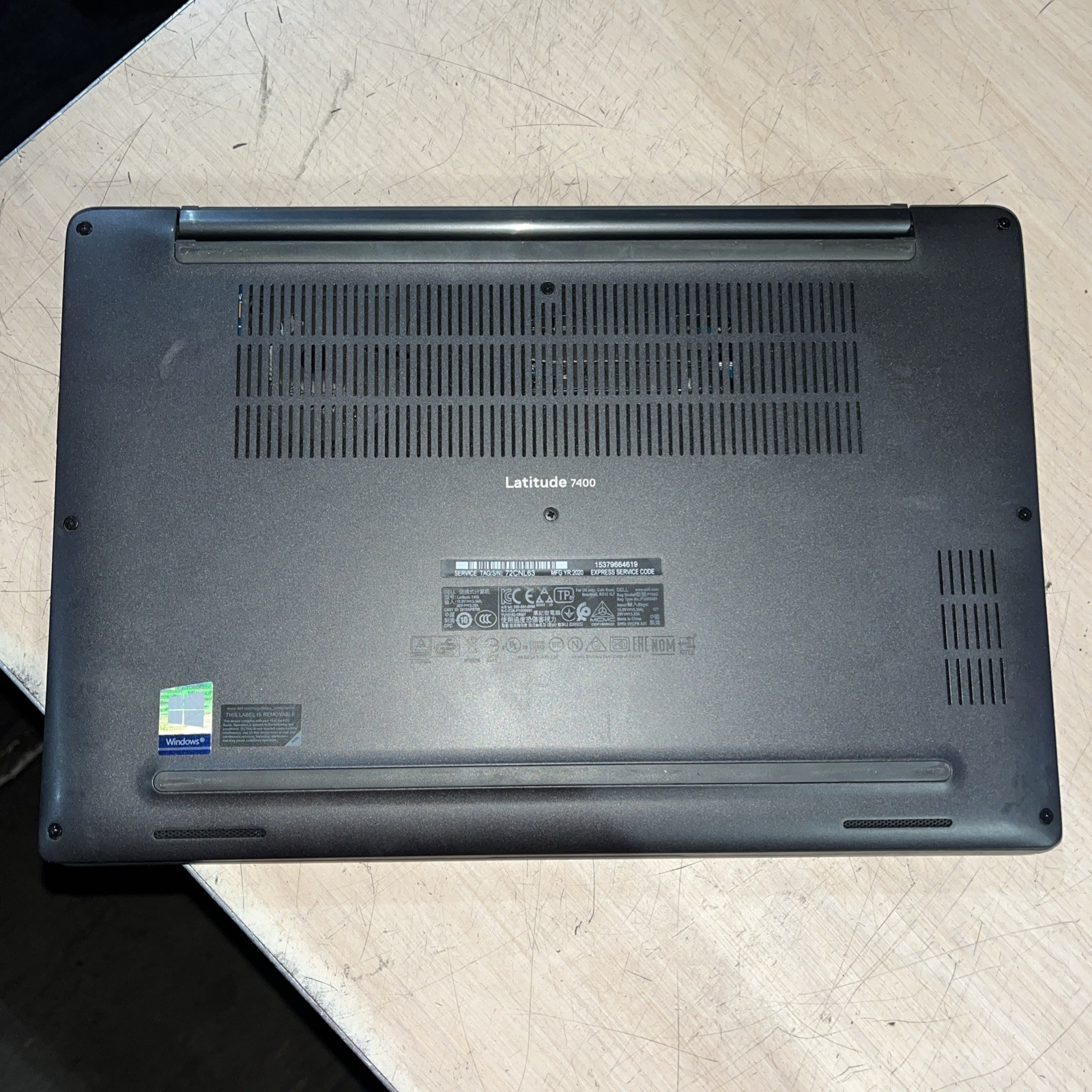 DELL LATITUDE 7400 INTEL CORE I7 8TH GEN 8GB RAM NO HD