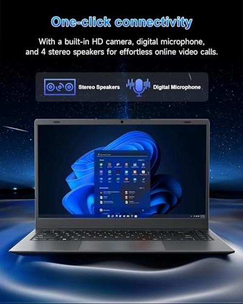 Laptop with 12GB RAM 512GB SSD, 15.6 Inch FHD Laptop Computer, N95 512 GB