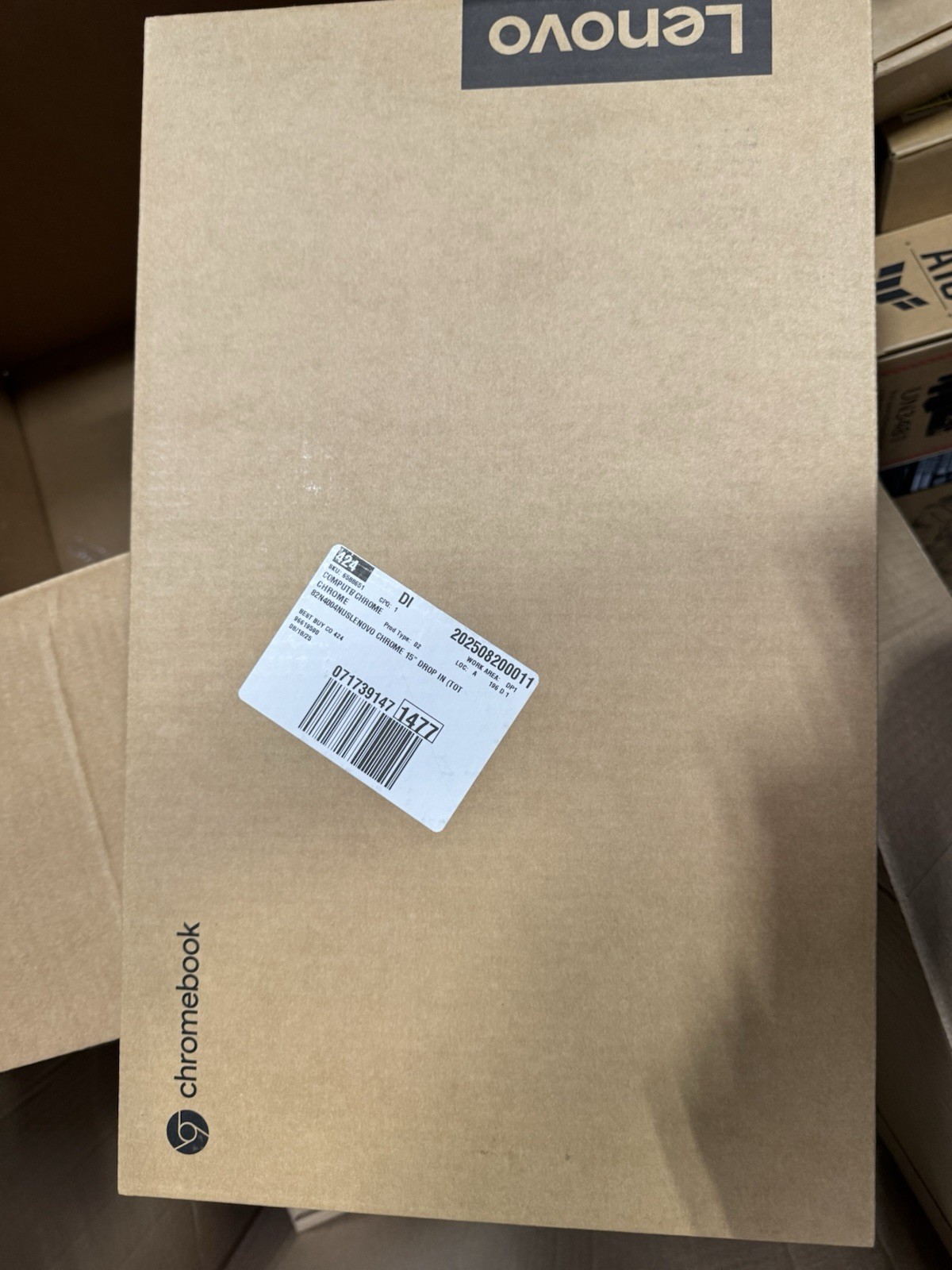 Lenovo IdeaPad 3i Chromebook 15.6″ Intel N4500 4GB Onboard 64GB Storage 82N4004