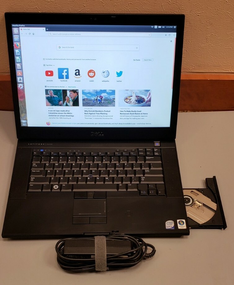 Dell Latitude E6500 Core 2 Duo 2.53GHz 3GB RAM 160GB HDD WEBCAM 1440×900