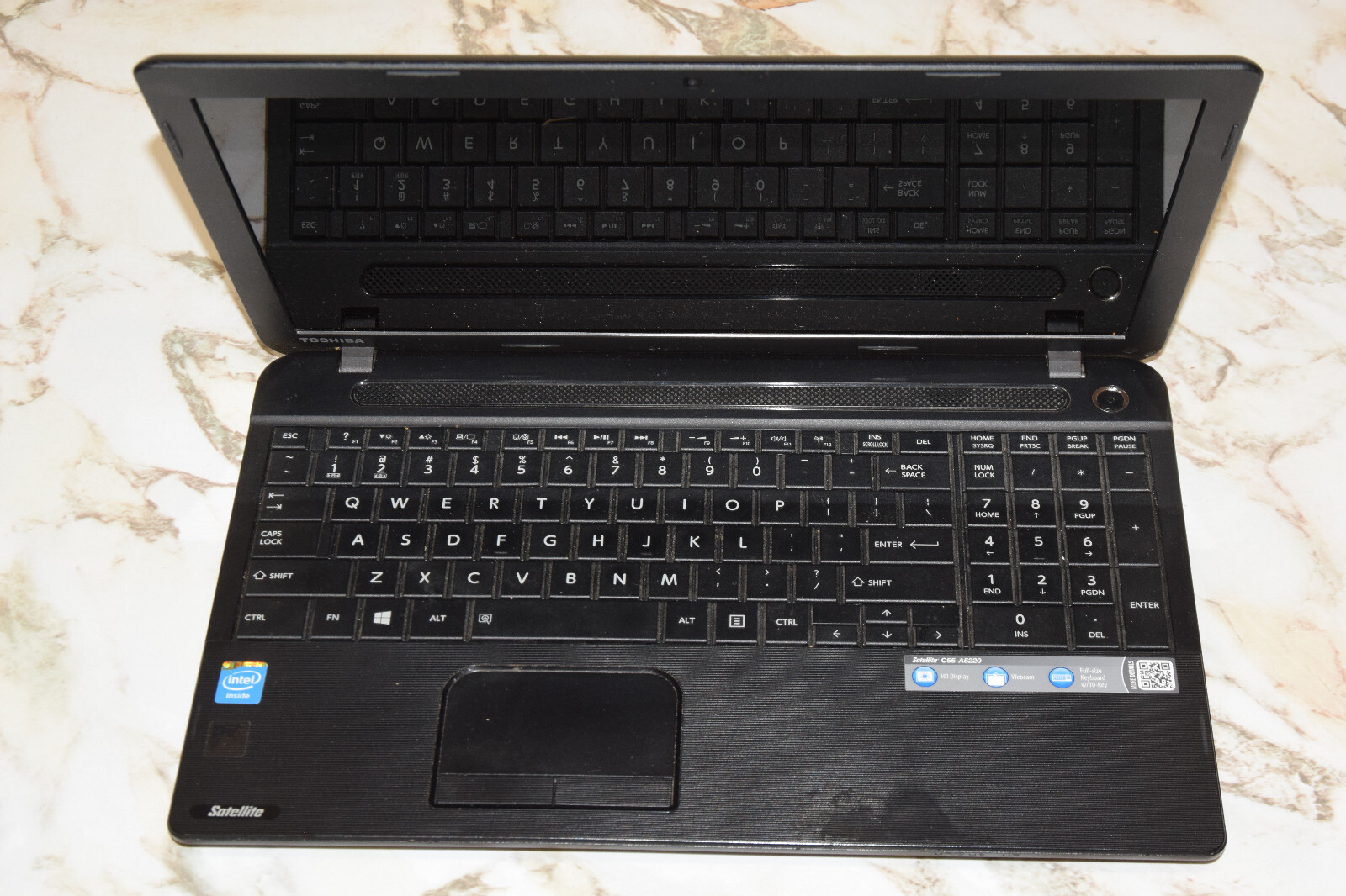 DEAD JUNK Toshiba Satellite C55-A5220 15.6″ Laptop Incomplete AS IS Parts Repair