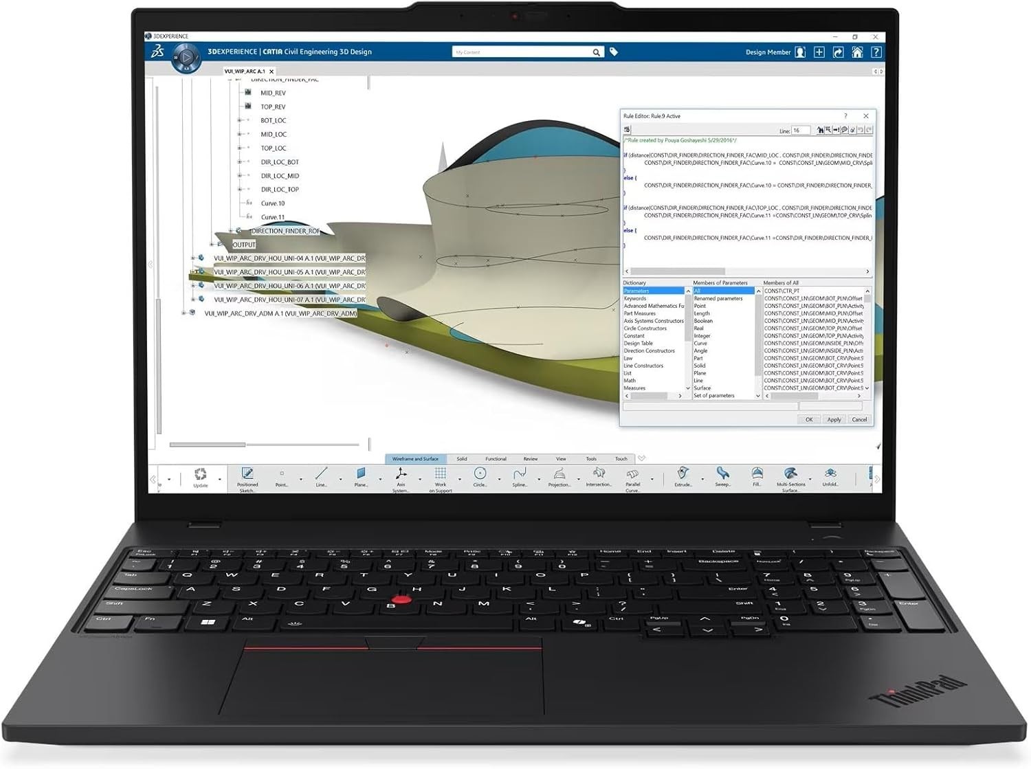 Lenovo Thinkpad P16s G4 Laptop Ryzen AI 5 Pro 340 512GB 16GB 16″ W11P 227 2YEAR