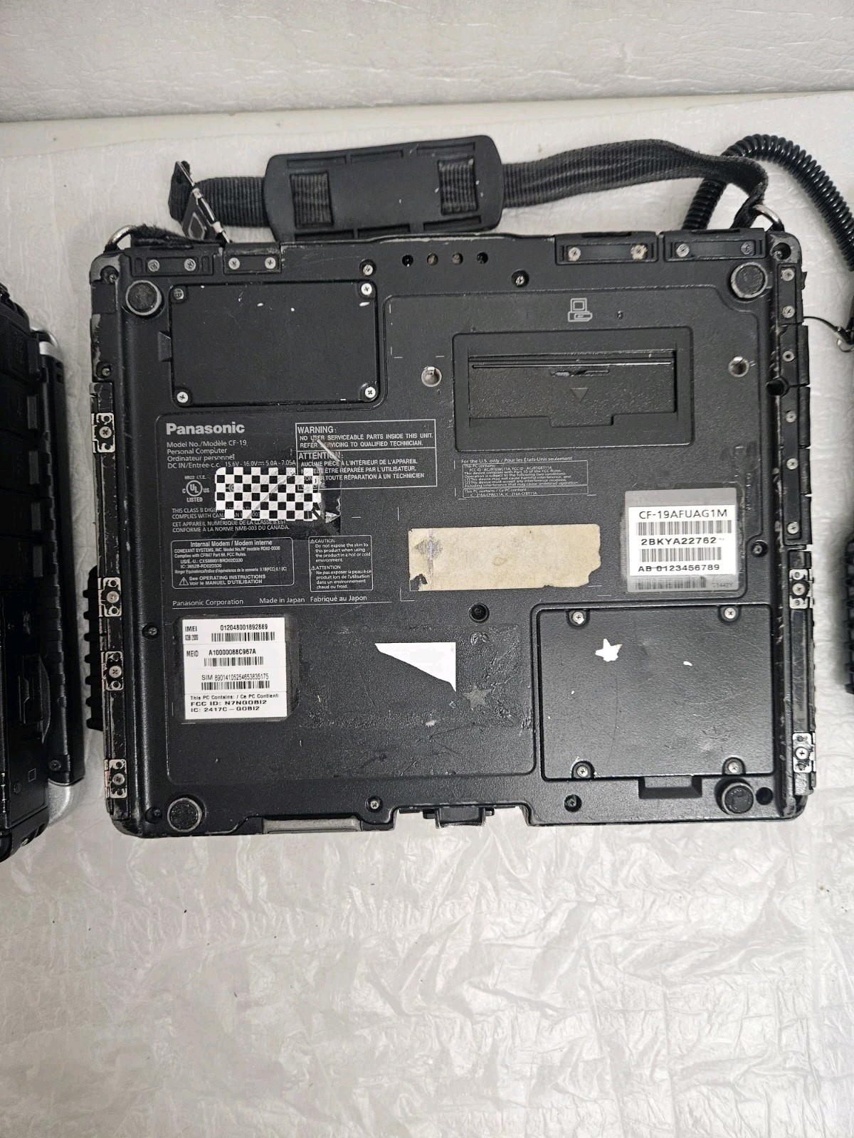 Lot Of 3 Panasonic Toughbook CF-19 MK5 i5-2520M 8GB TOUCH SCREEN NO SSD-NO OS