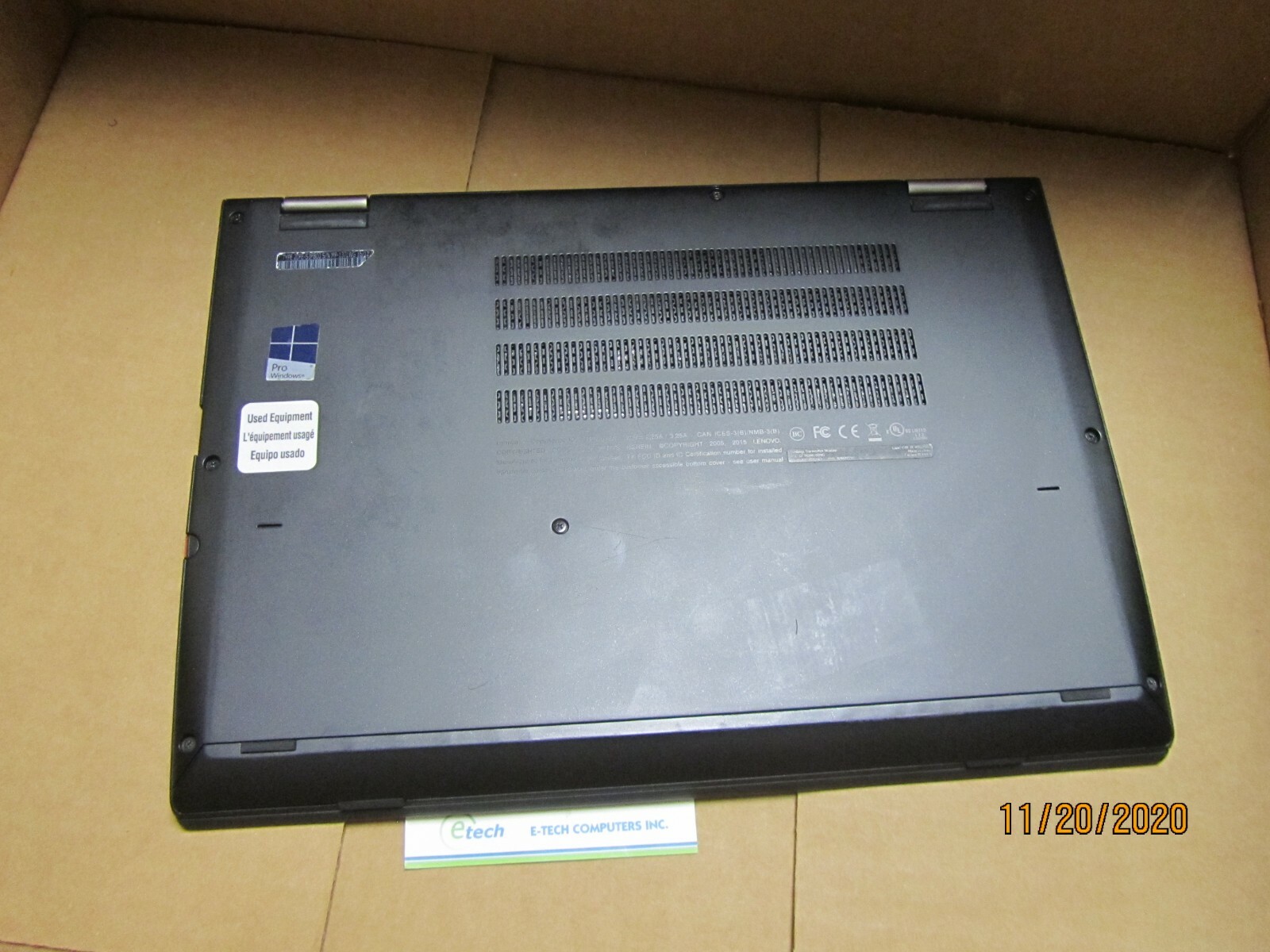 Lenovo ThinkPad Yoga 260 i5-6300U 8GB 512GB SSD 12.5″ FHD 1920×1080 Touch LCD