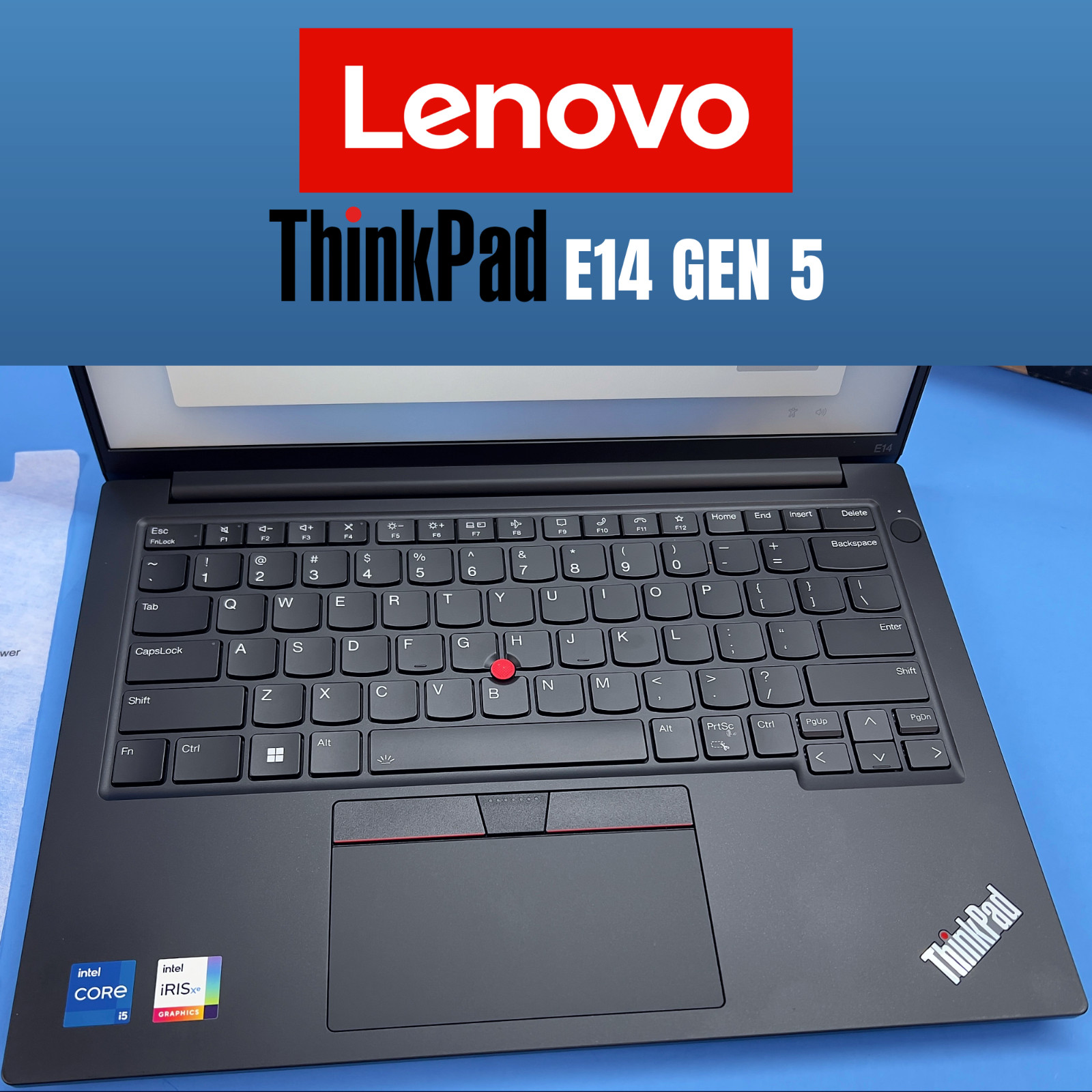 Lenovo ThinkPad E14 Gen 5 – 14-inch Touchscreen – Intel Core i5-1335U – 16GB RAM