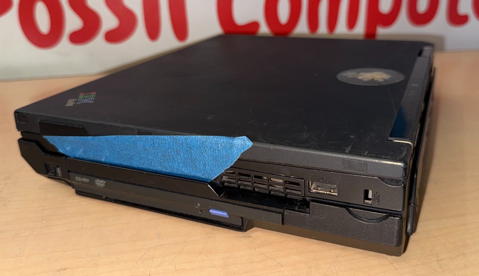 IBM ThinkPad T30 Type 2672 Laptop with Docking Station and Power Adapter KL