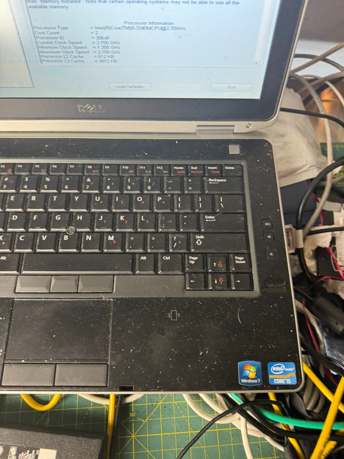 Dell Latitude E6430 14in Intel i5-3230M 8GB RAM No Drive Parts/Repair #5074