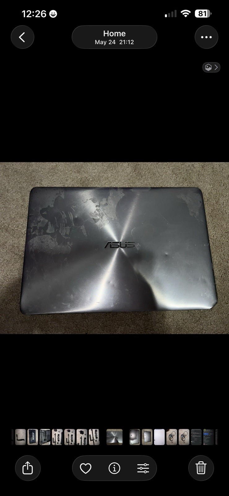 ASUS VivoBook Notebook (256GB, Intel Core i7-10th Gen., 16GB) Laptop – Silver –