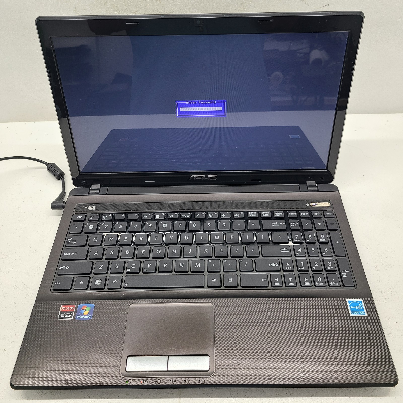 Asus K53U Laptop AMD E-450 4GB Ram NO HD/OS BIOS PASSWORD (FL)