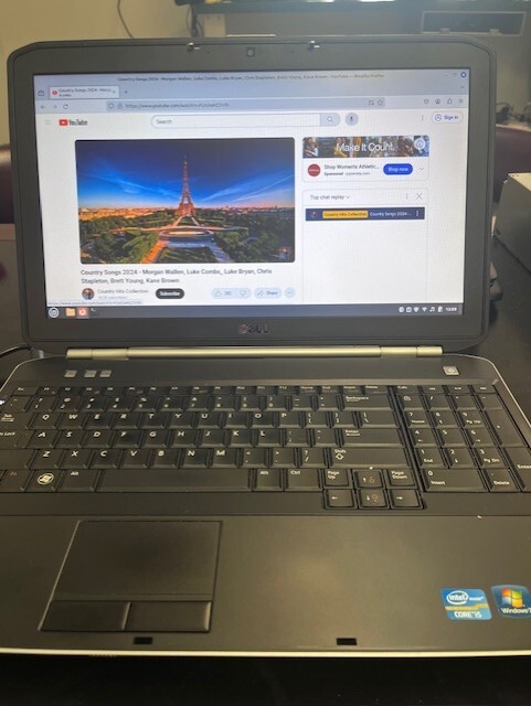 Dell Laptop Linux Mint Cinnamon 8GB Ram,New Fast 256GB SSD, New Battery, Bin A