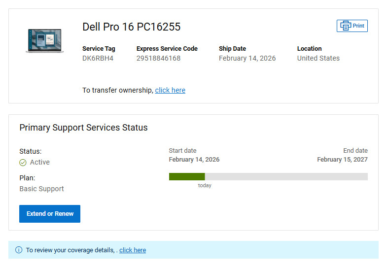Dell Pro 16 PC16255 16″FHD+ AMD RYZEN 3 310 3GHz 16GB 256GB 740M Win11Pro