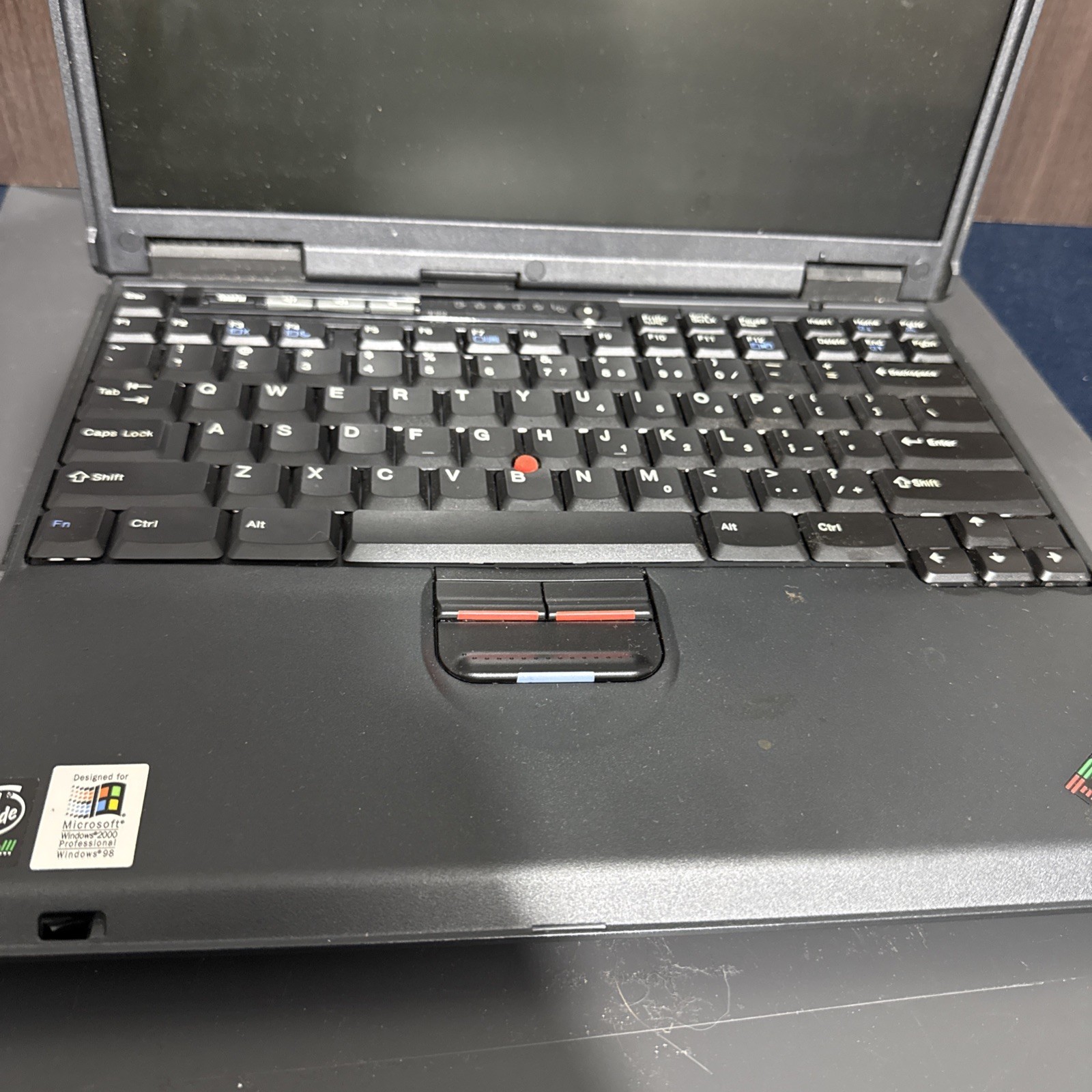 Vintage IBM ThinkPad Type 2647 Pentium III Laptop Windows 98/2000 For Parts
