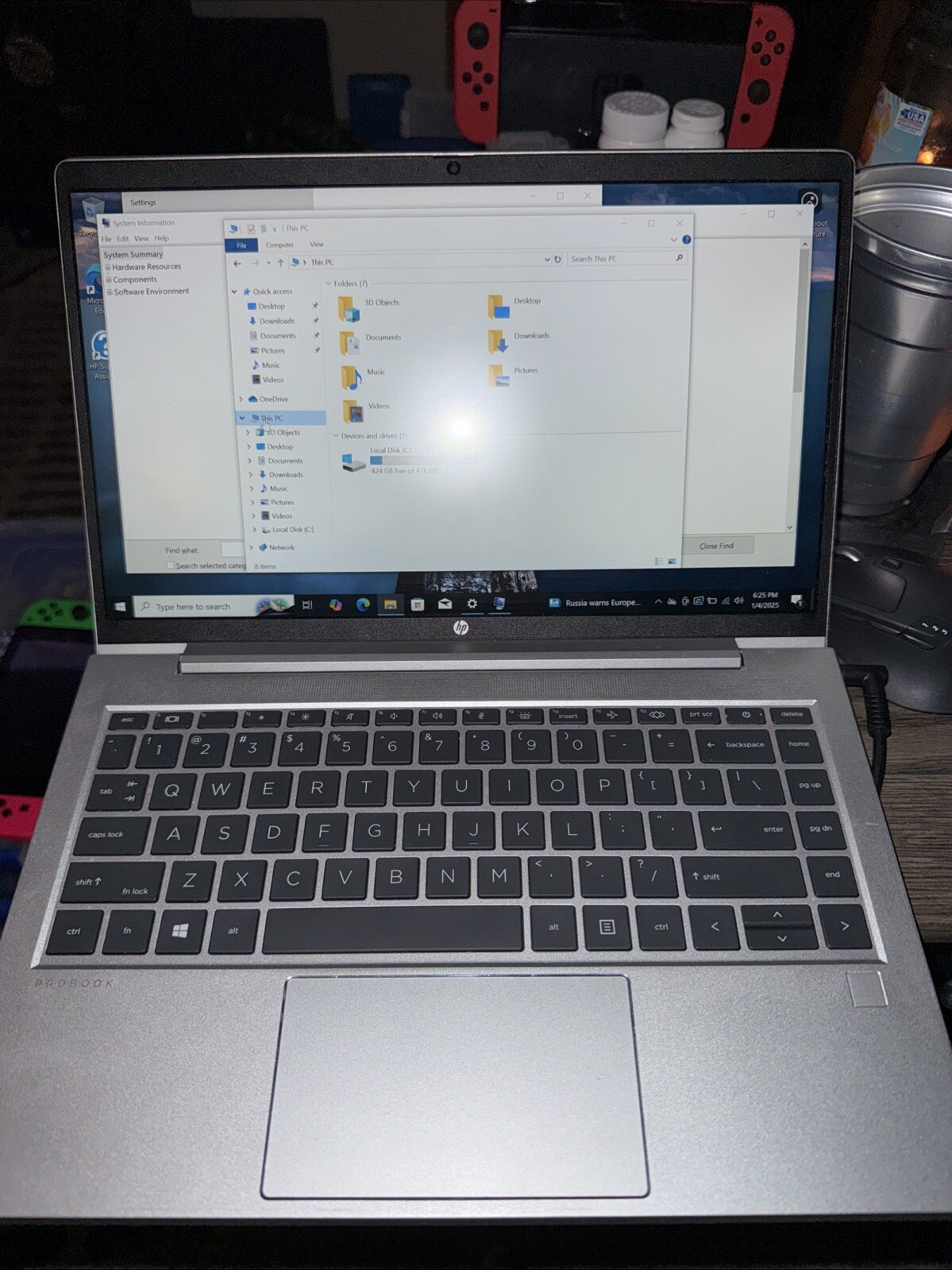 HP ProBook 440 G8 Notebook 14″ Core i5-1135G7 2.4GHz 16GB RAM 512gb SSD