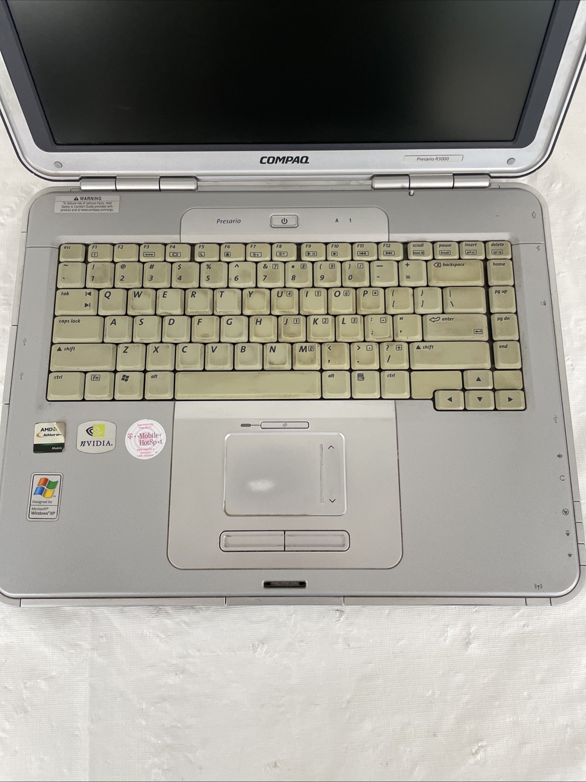 Compaq Presario R3200 Athlon 64 15″ 512MB RAM – BOOTS BIOS – No HDD | BB