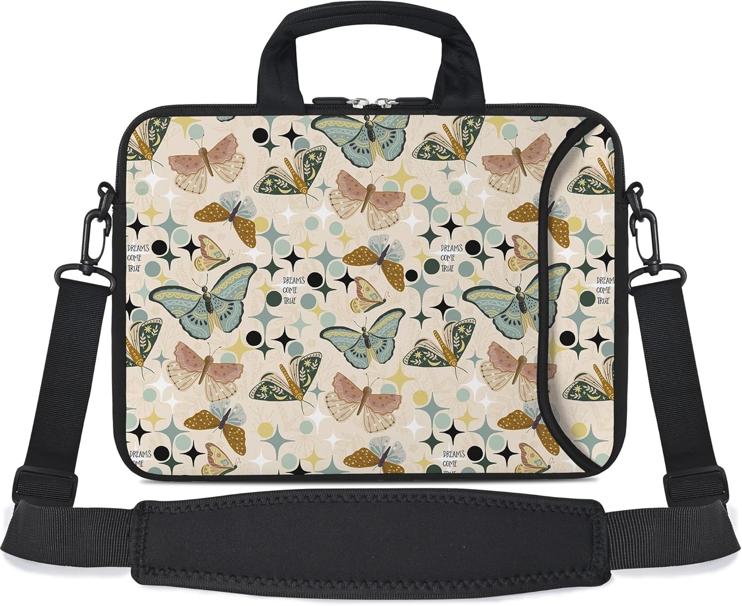 Neoprene Shoulder Bag for 14 15 15.4 15.6 inch Laptops with Handle and Sleeve