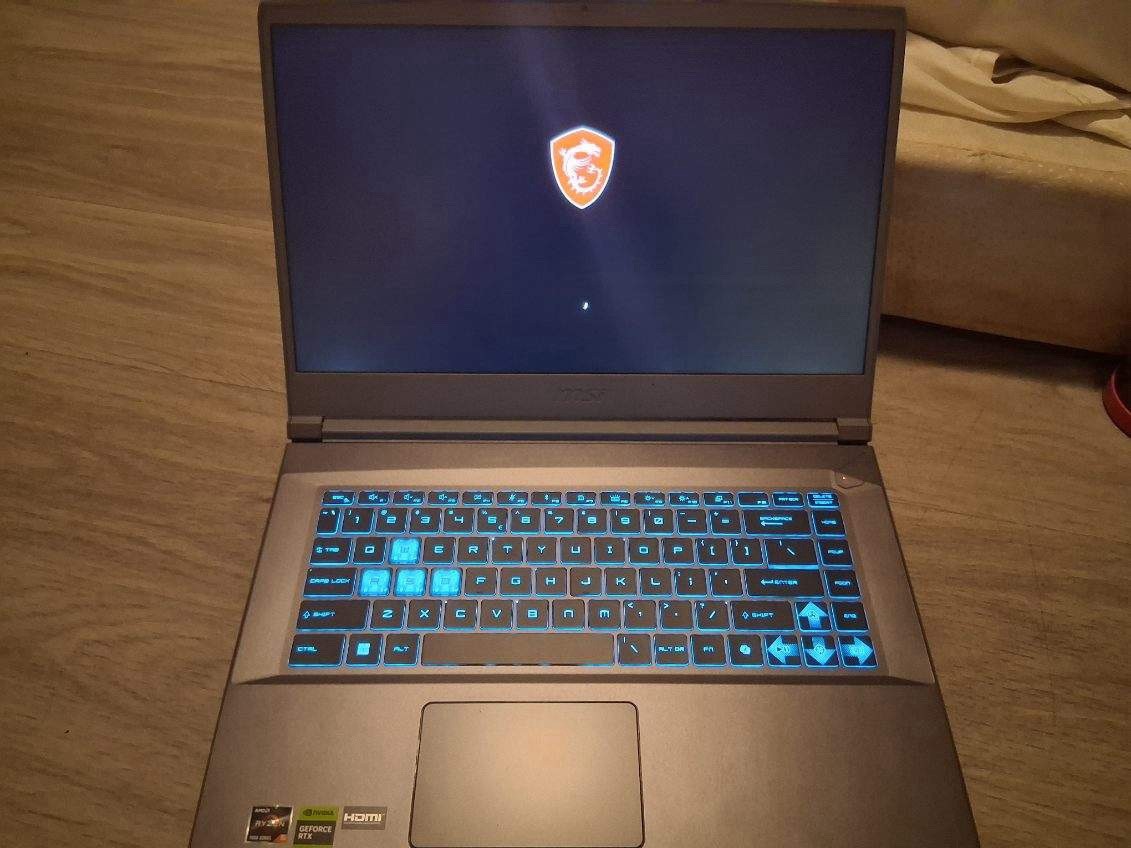 MSI Gaming Laptop 15.6″ AMD Ryzen NVIDIA GeForce RTX Backlit Keyboard Gray