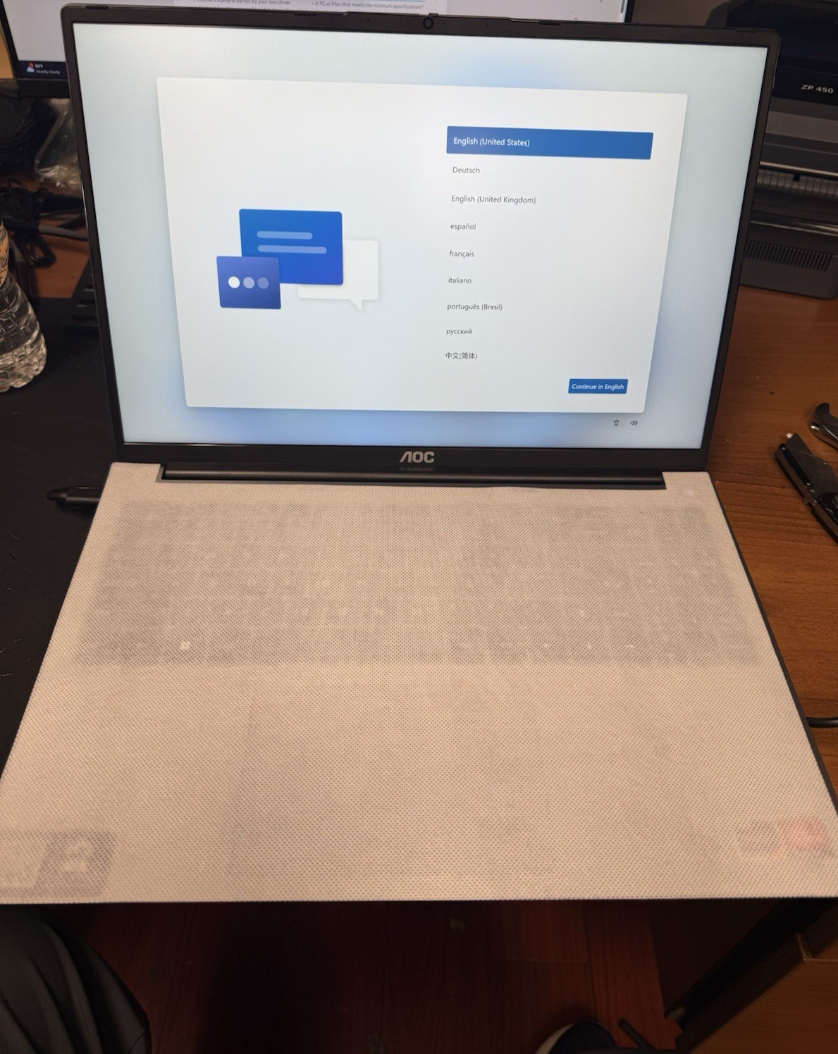 AOC Gaming Laptop with AMD Ryzen 7 7735HS ), 16GB RAM / NEW