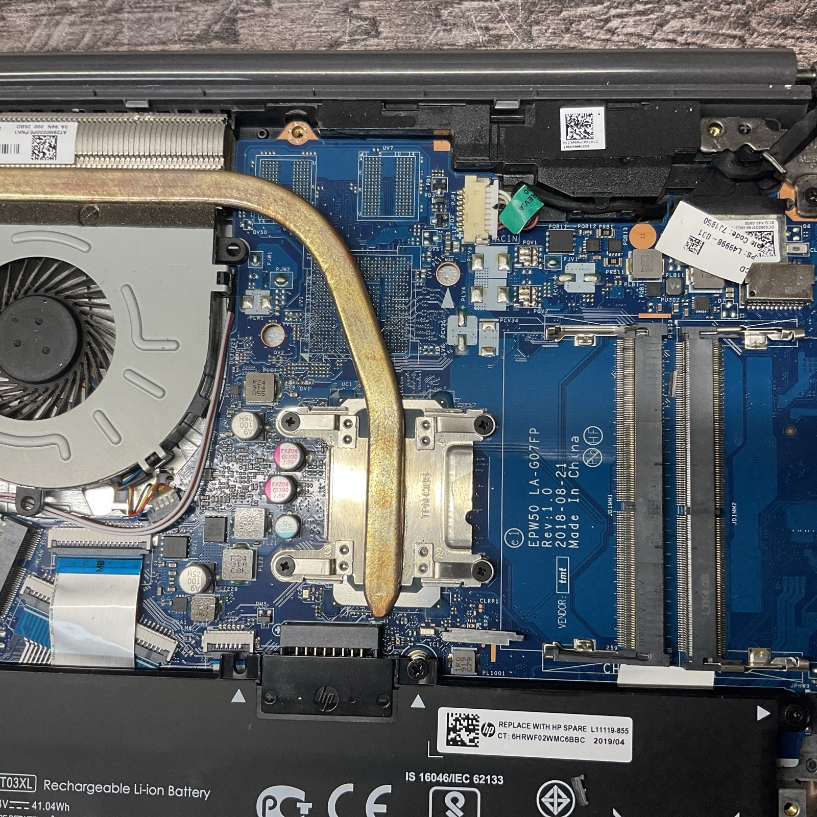 HP 250 G7 / i5 8th Gen / BIOS Unlocked / No RAM / No SSD / M15