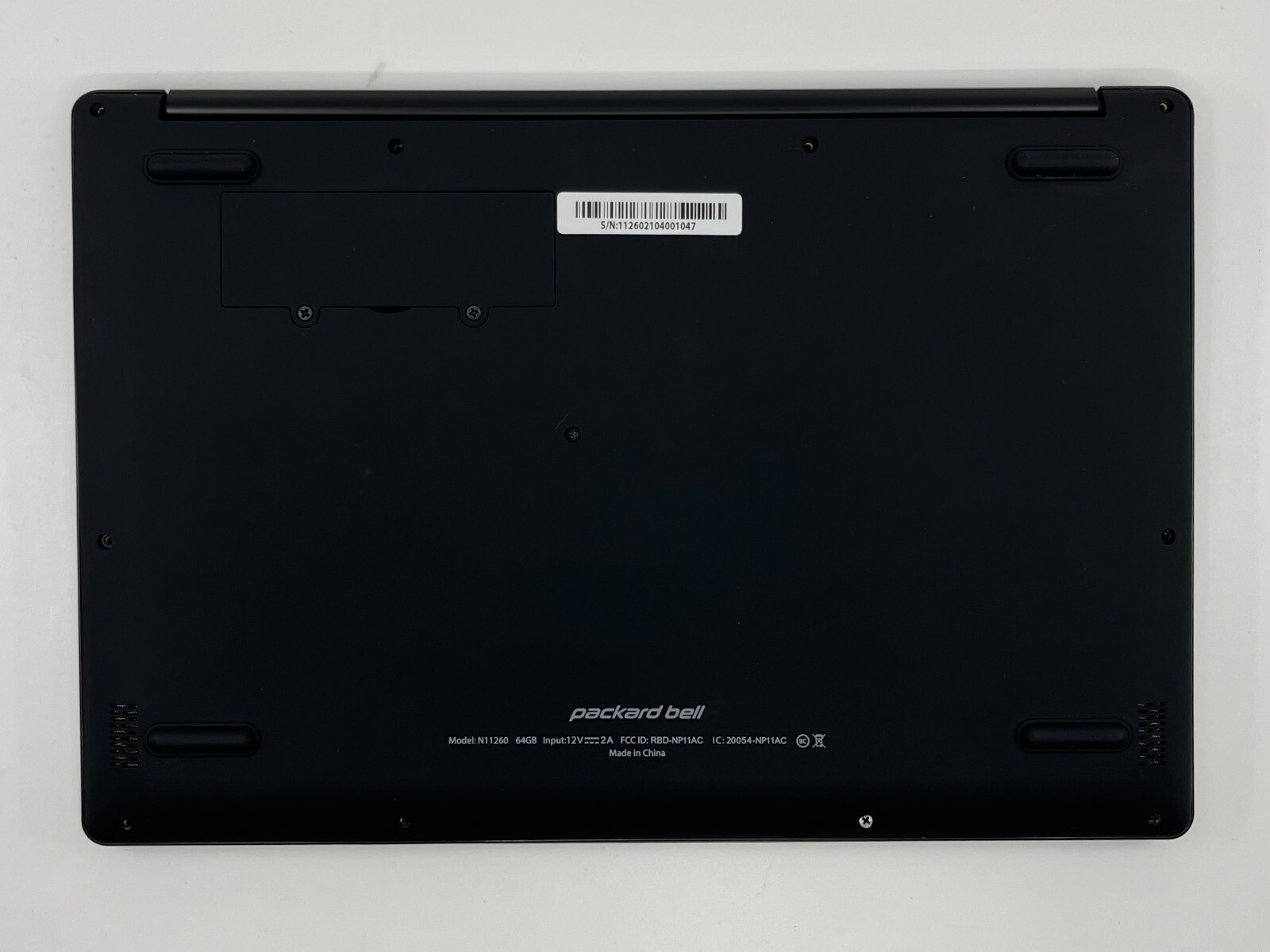 Packard Bell N11260 cloudBook Laptop 11.6″ 64GB 1.10GHz 4GB RAM No Battery
