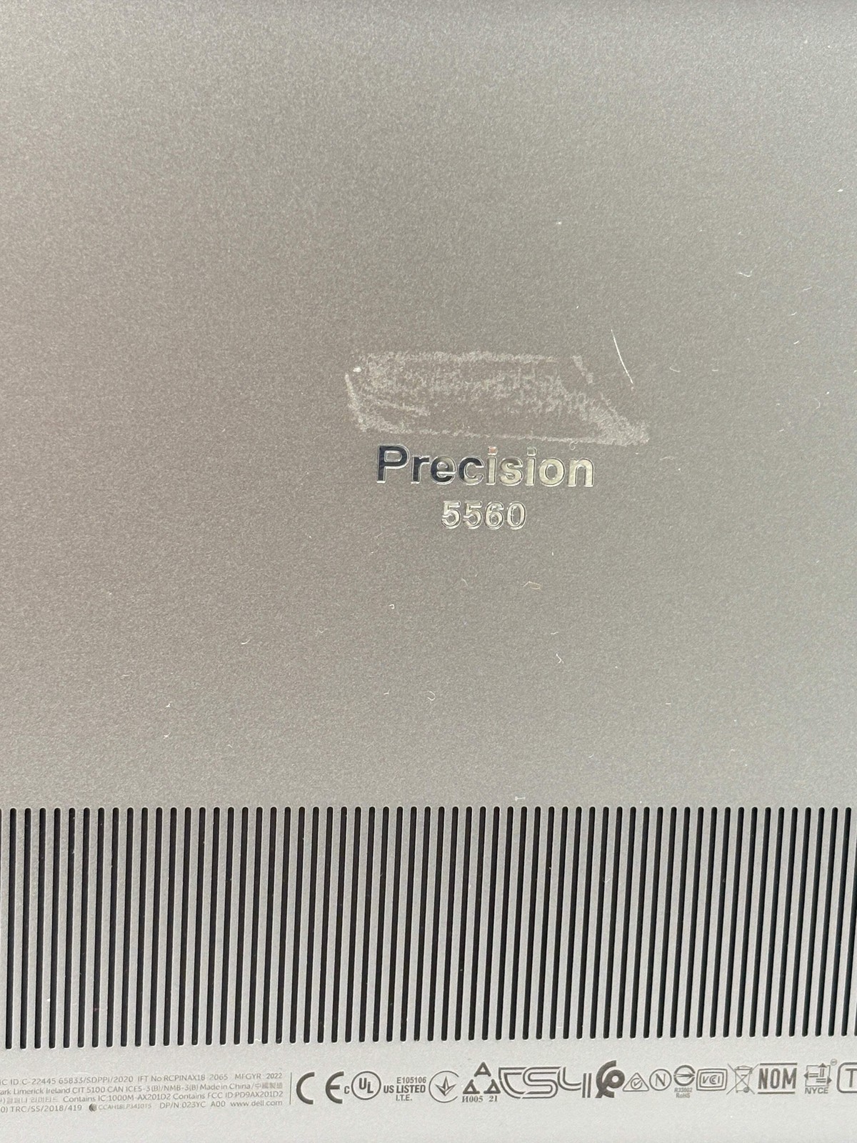 Dell Precision 5560 Intel Core i7-11850H 32GB RAM 1TB SSD NVIDIA RTX A2000