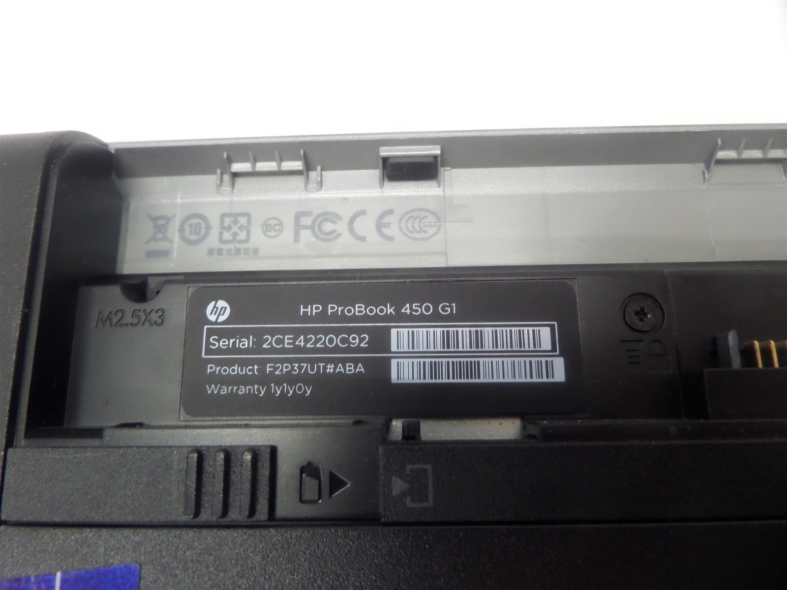 HP ProBook 450 G1 15.6″ Laptop w/ i3-4000M 2.4GHz CPU 4GB RAM – No HDD/Battery
