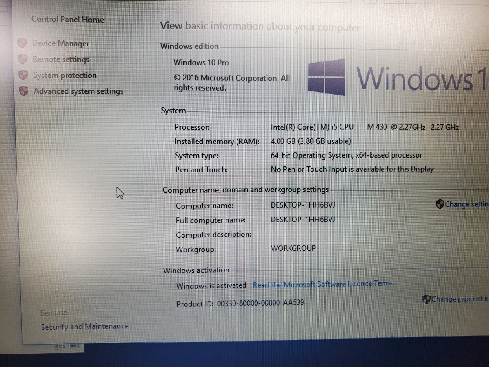 Dell Latitude E5410, Intel Core i5 M430, 500GB HD, Windows 10 Pro, DVD-RW