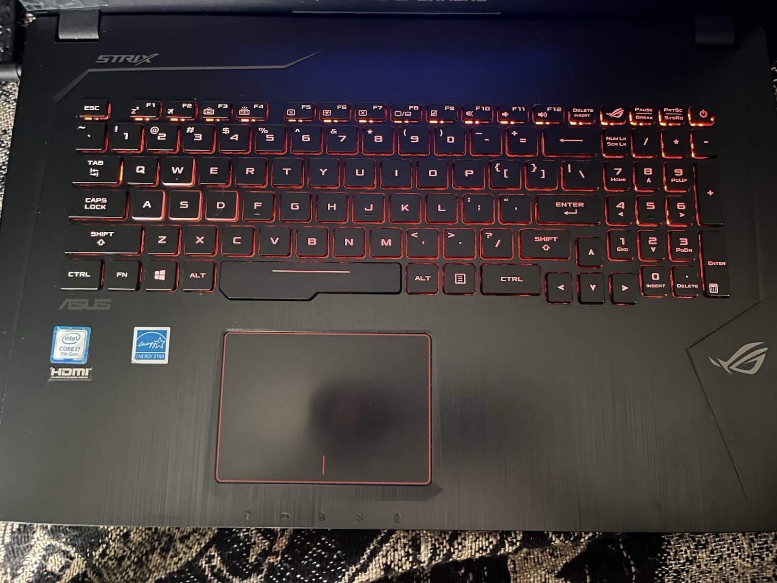 ASUS ROG Strix GL753VE-RS71 17.3″ i7-7th GTX 1050 Ti 16GB 1TB+256SSD Win