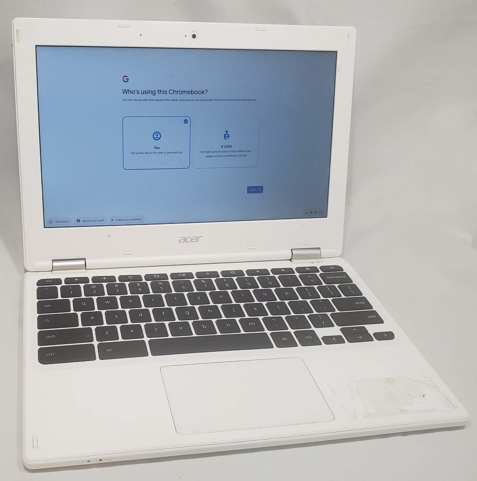 Acer Chromebook 11 CB3-131 N15Q10 11.6″ 2.16GHz 4GB RAM 16GB eMMC New Battery