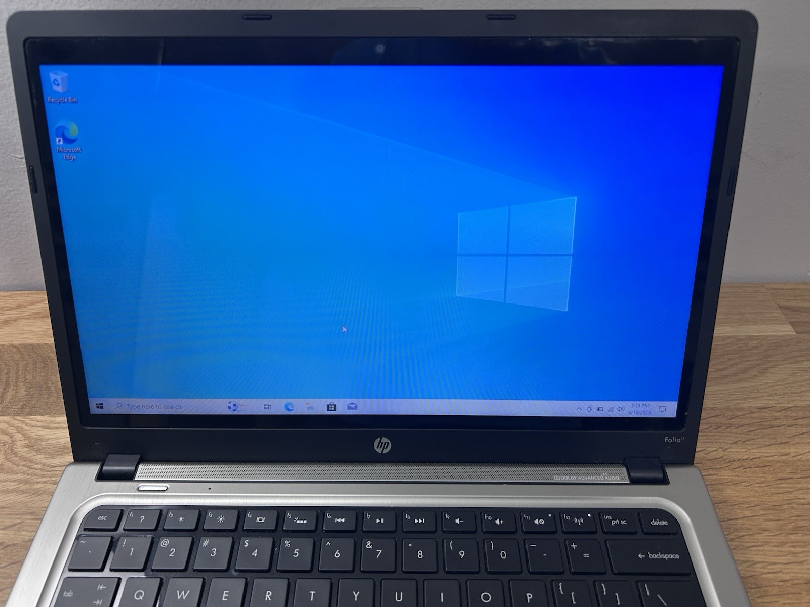 HP FOLIO 13 1029WM I3-2367M 1.40GHz 4GB RAM 128 SSD Good Battery Win 10
