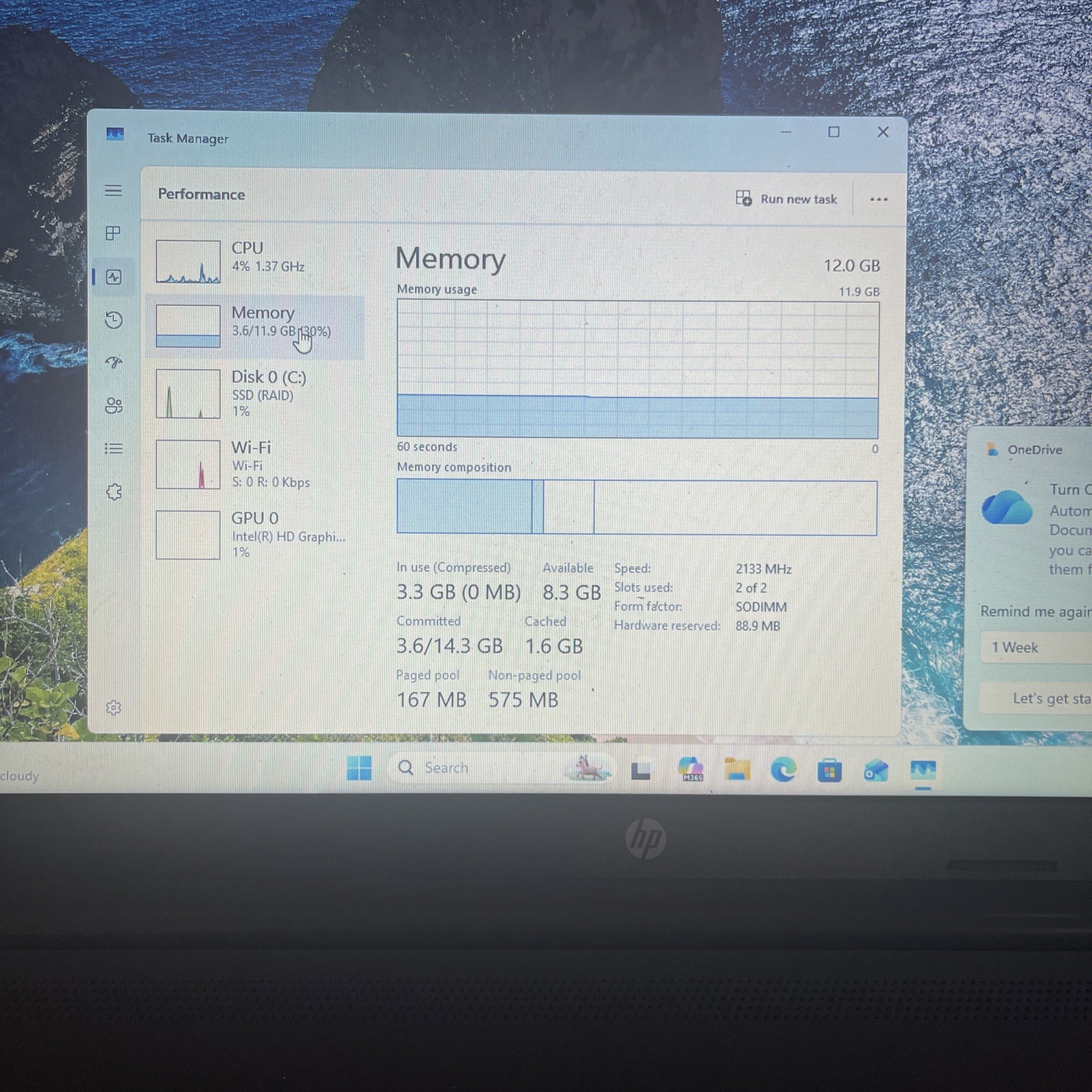HP 250 G7 15.6″ i3-7020U 12GB RAM 240GB SSD Win11 Pro w/ Charger Fresh OS