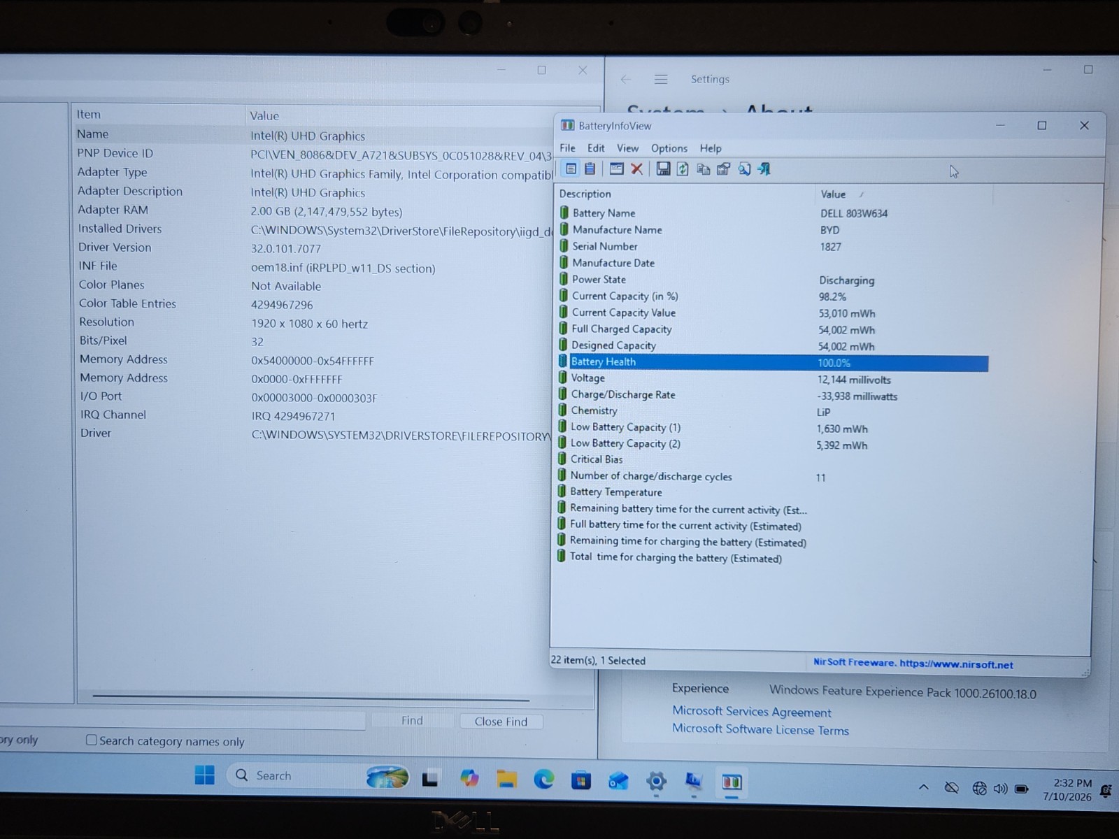 Dell Latitude 5540 15.6″ FHD i7-1365U 1.8Ghz 8GB RAM 512GB NVMe Win 11 Pro + AC