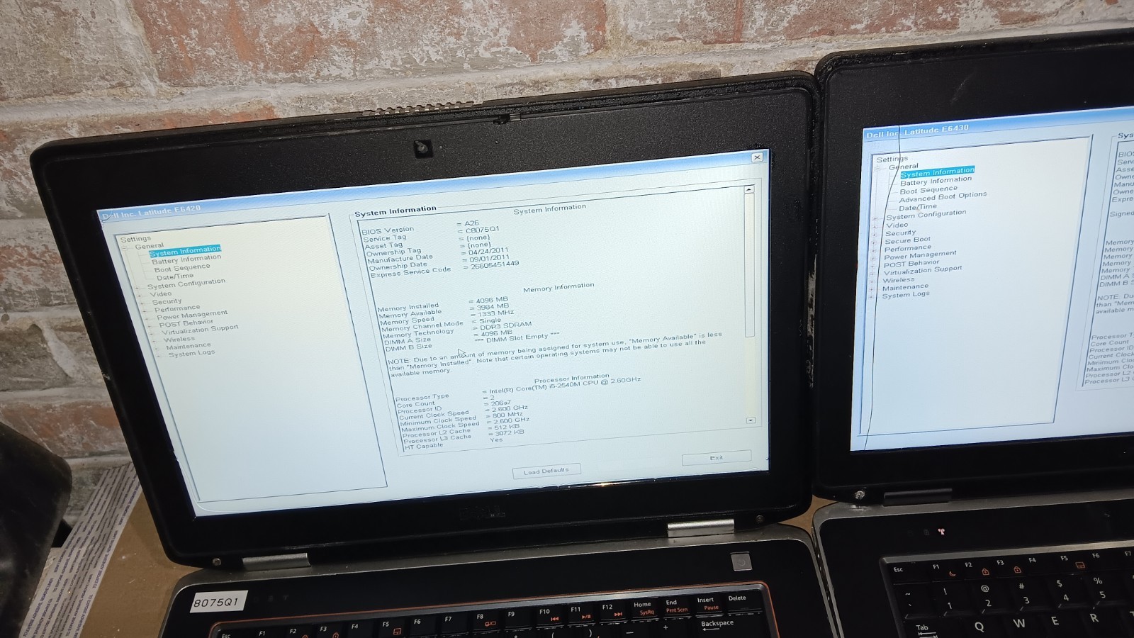 Lot of 3 Dell Latitude E6430 ATG E6420 Laptops Intel Core I5 CPU 14″ LCD Screen