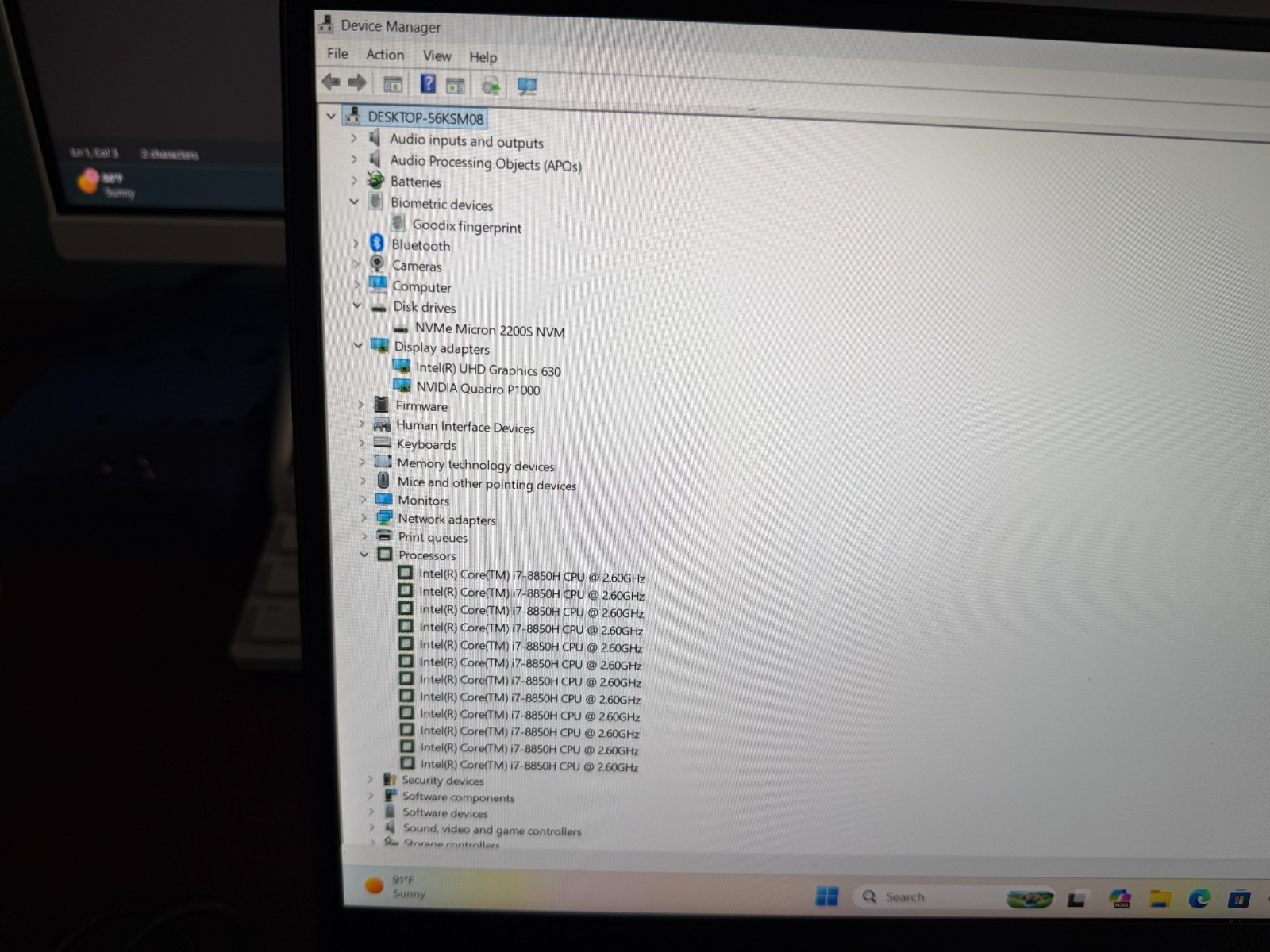 Dell Precision 7530 i7-8850H 32GB 256GB NVMe Quadro P2000 Win11P 130W Charger