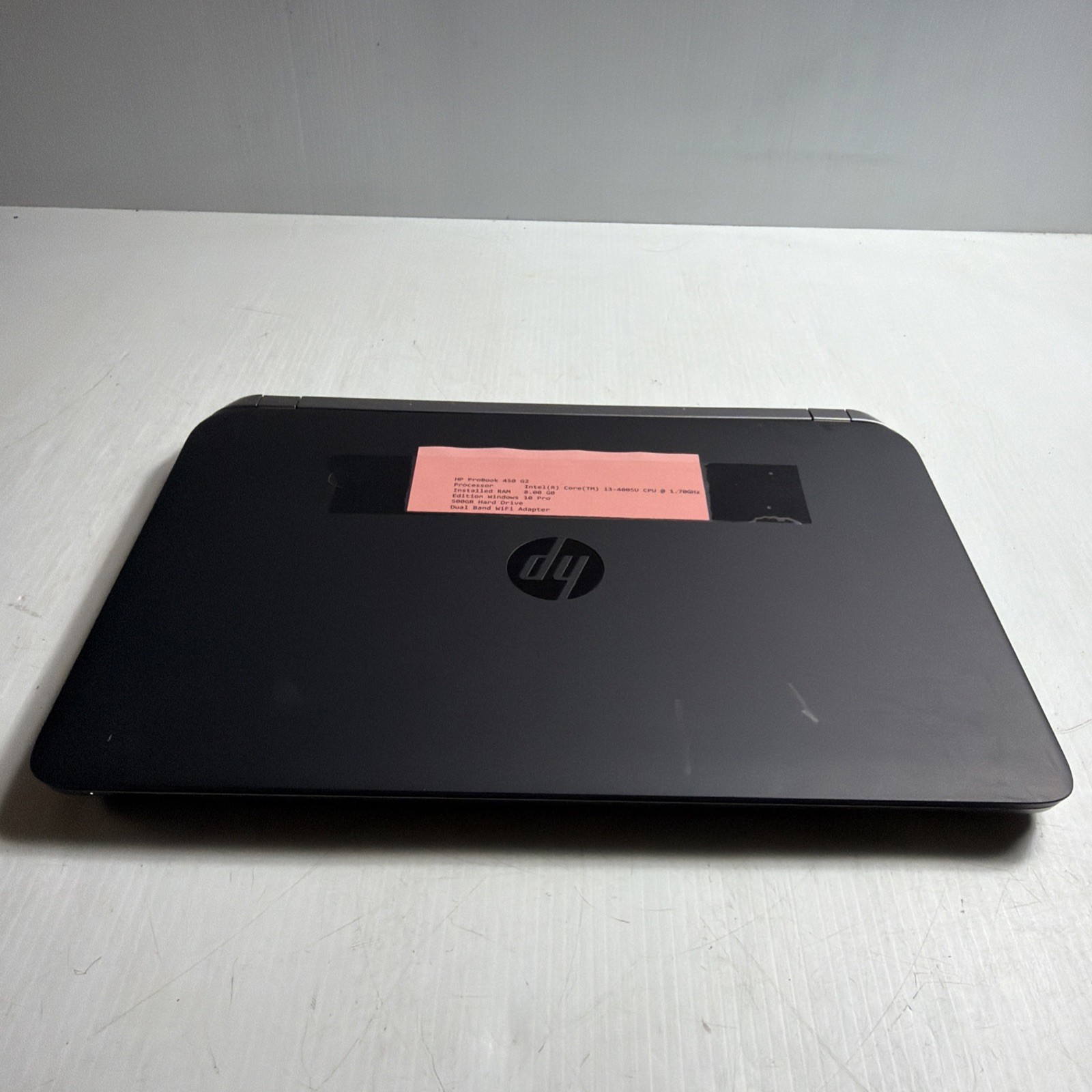 Hp Probook 450 G2 15″ Laptop i3-4005u 8gb Ram 500gb HDD Windows 10 Pro