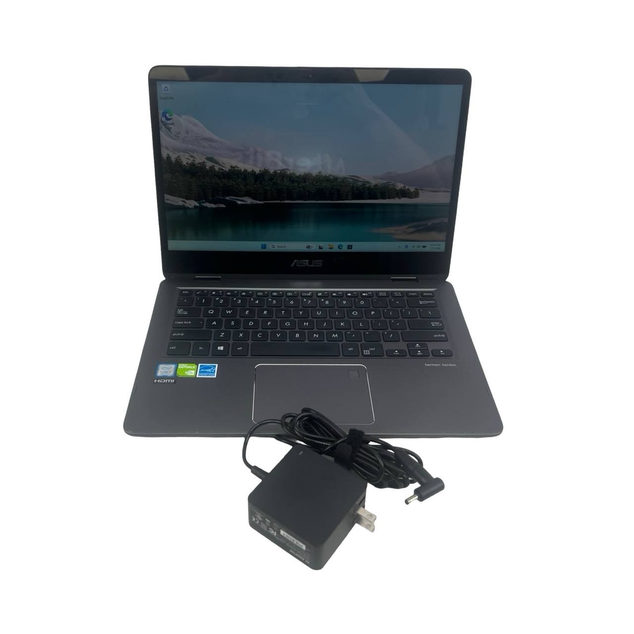 ASUS ZenBook Flip 14 i7-8565u 16GB 500GB SSD + MX150 GPU w/ Charger Win11 Pro