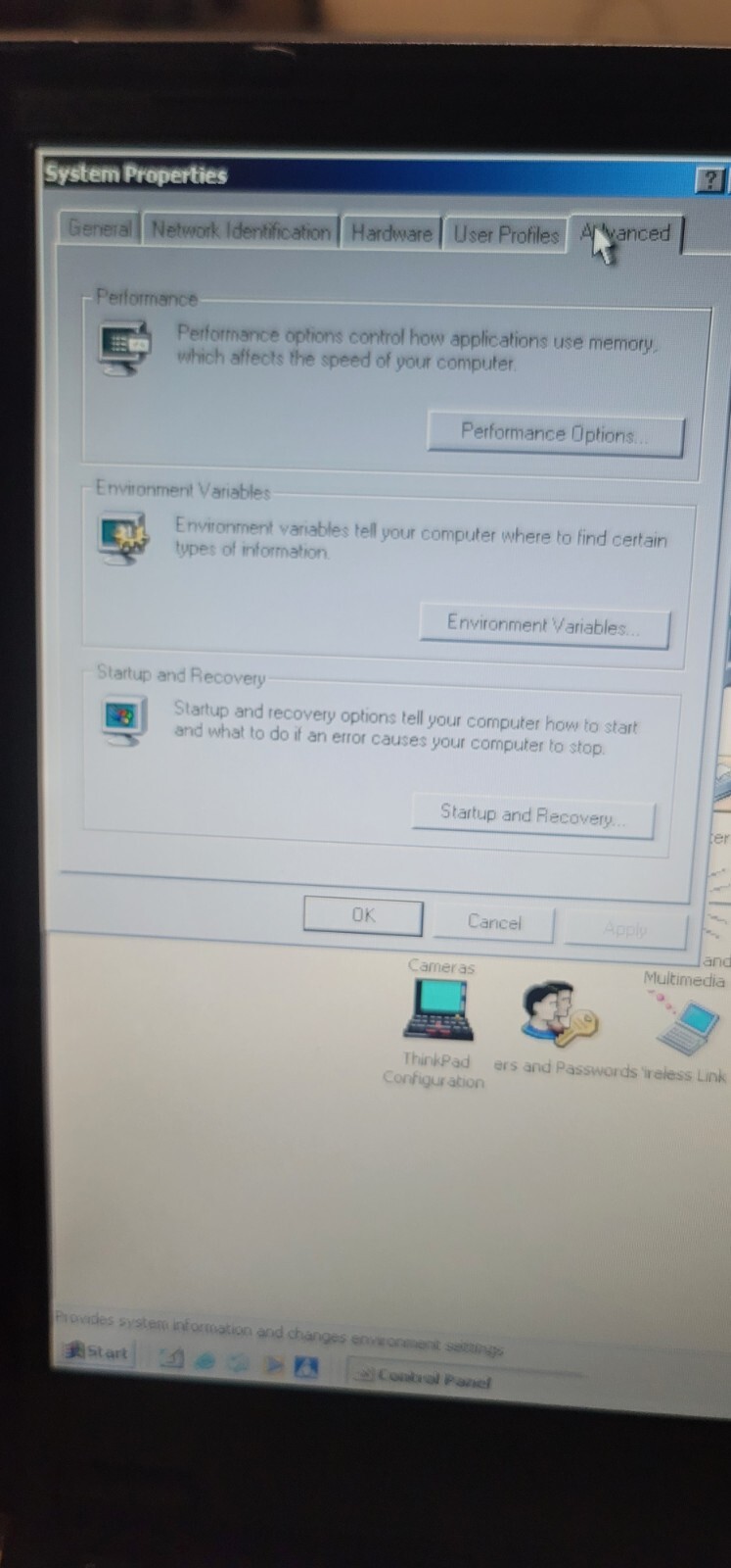 Vintage IBM THINKPAD iSerie Laptop Computer TYPE 2627 Works Exct