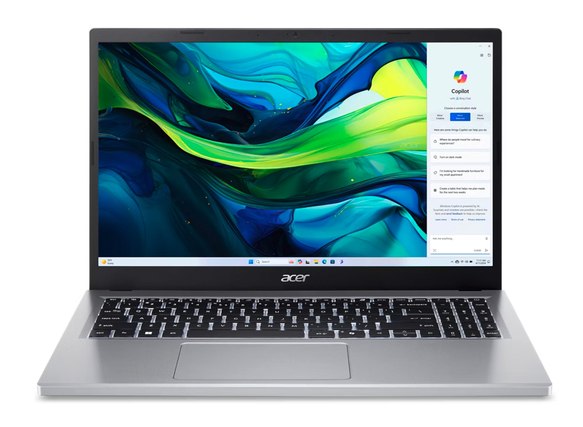Acer Aspire Go 15 15.6″ Core 3 N355 8GB RAM 128GB UFS Win11H Refurb 2025