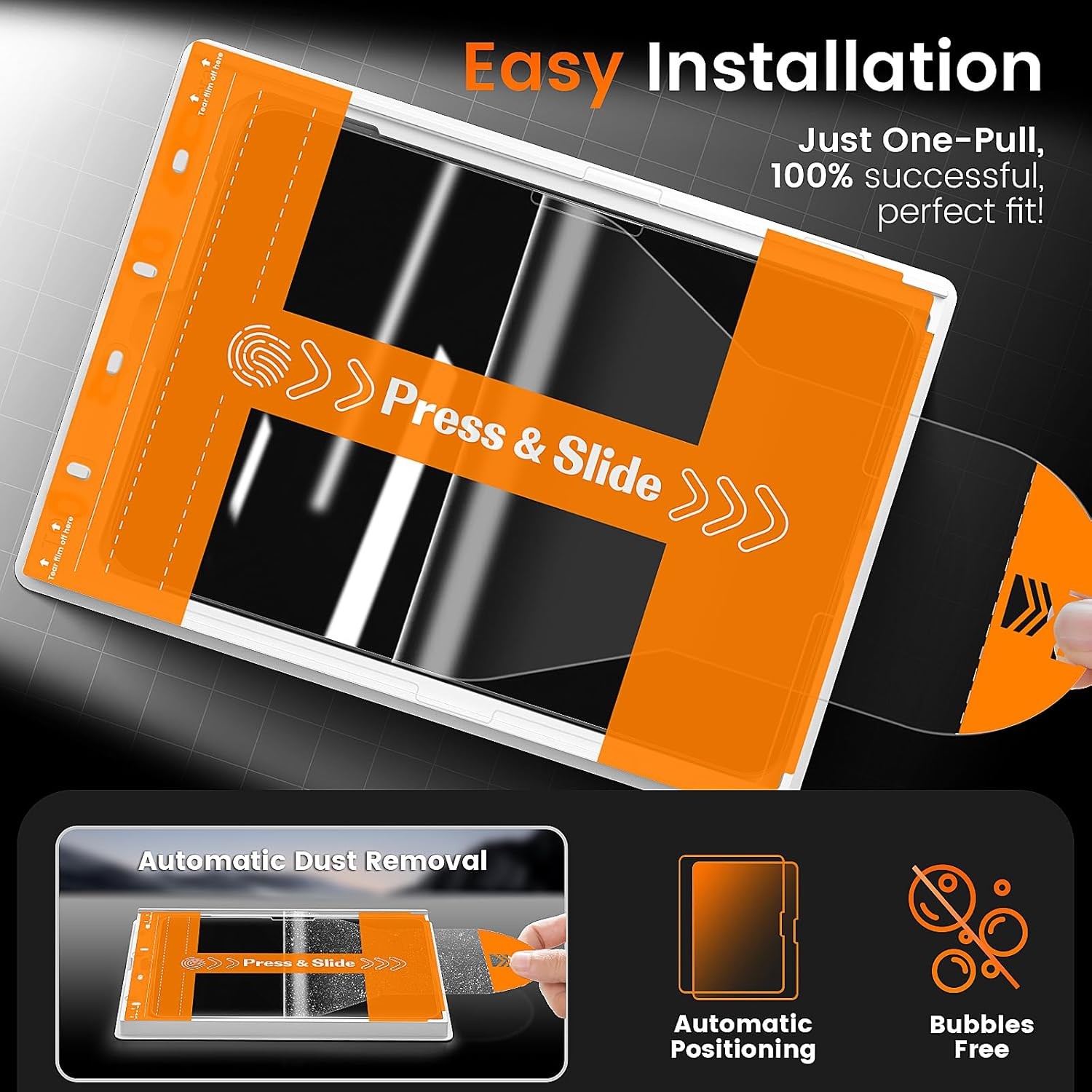 9H+ Tempered Glass Screen Protector for iPad 11th/10th Gen. (A16 2025/2022)