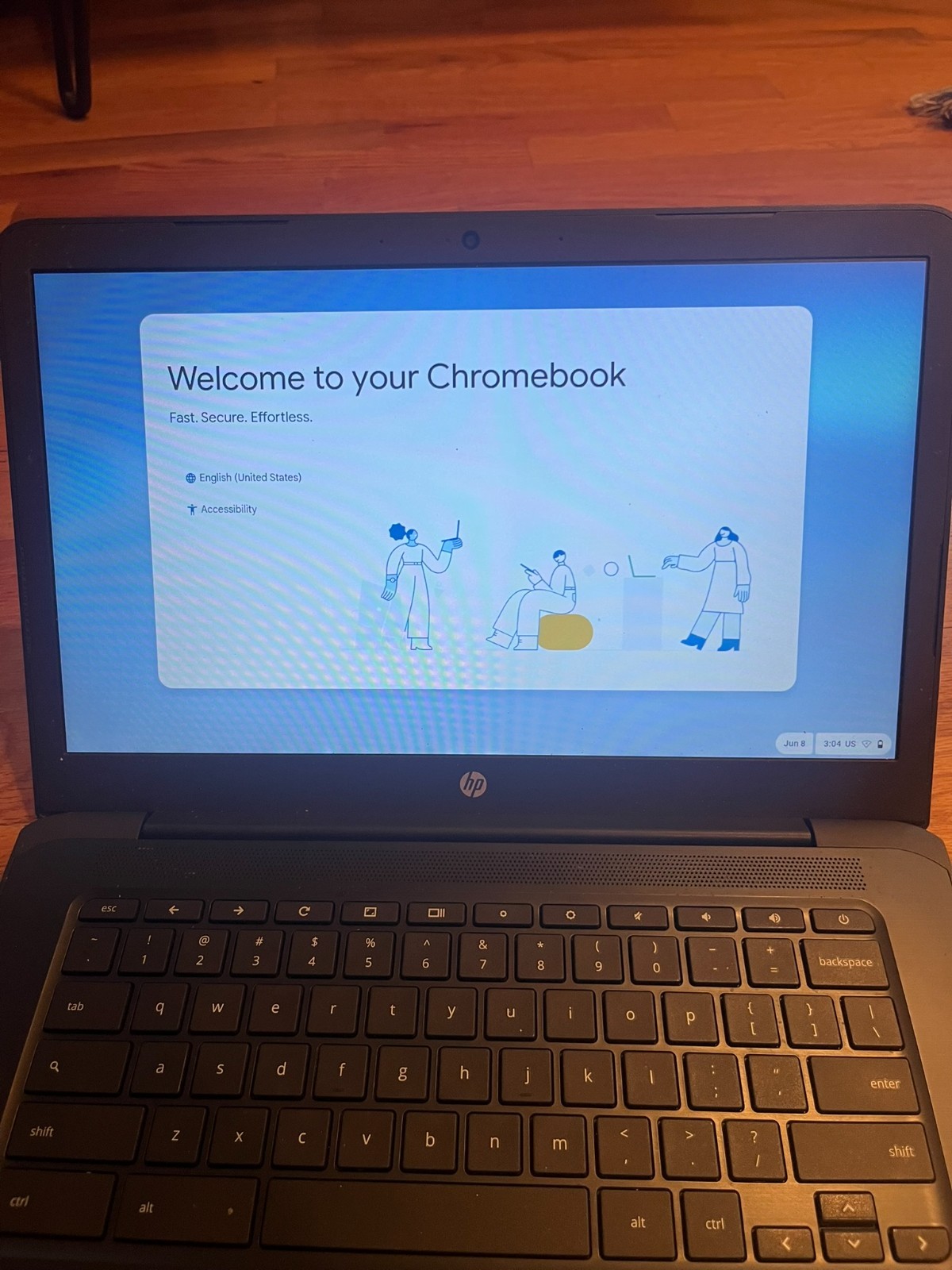 HP G5 14 INCH CHROMEBOOK used 14A laptop