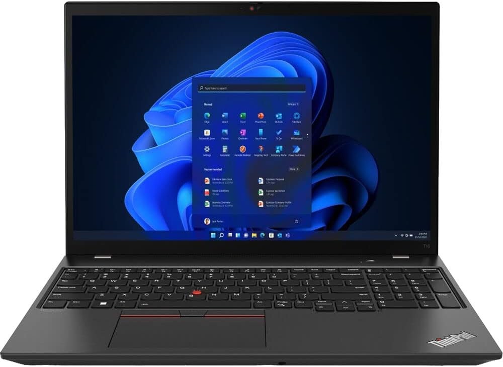 Lenovo ThinkPad T16 16″ Intel Core i5 12th Gen 16GB 256GB Windows 11 Good