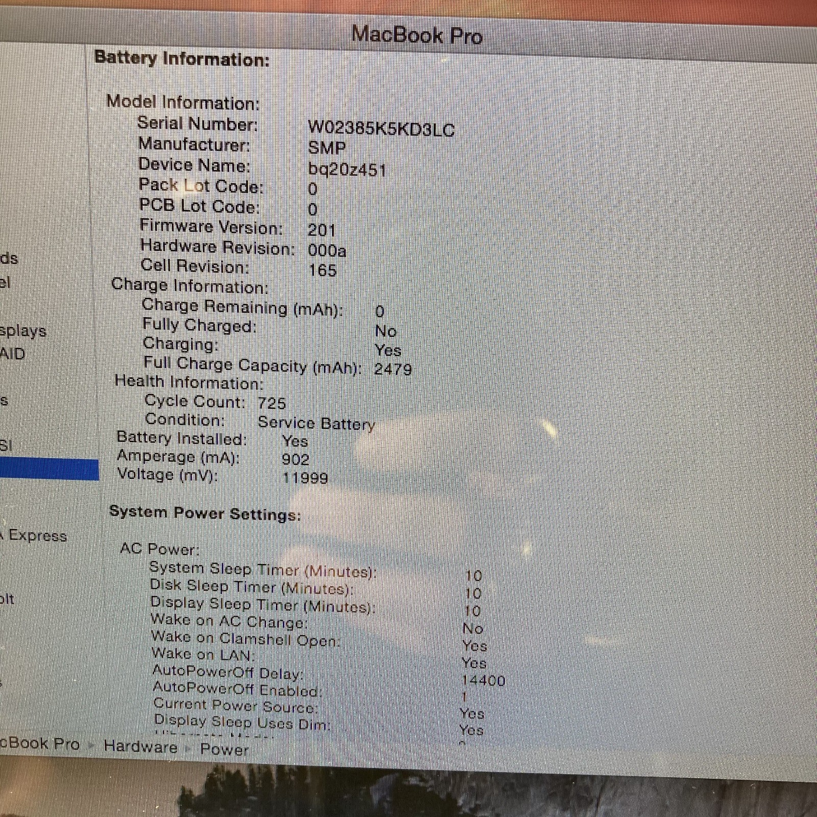 Apple MacBook Pro 13″ i5 2.5GHz 4GB RAM 256GB SSD Mac OS Yosemite A1278