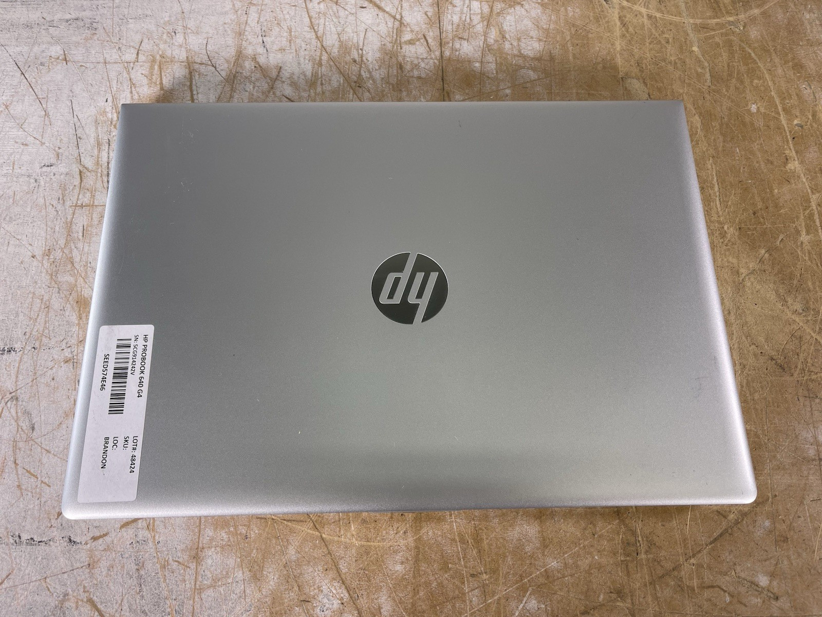 HP PROBOOK 640 G4 i5-8350U @ 1.7GHz, 8GB RAM, NO HDD/OS