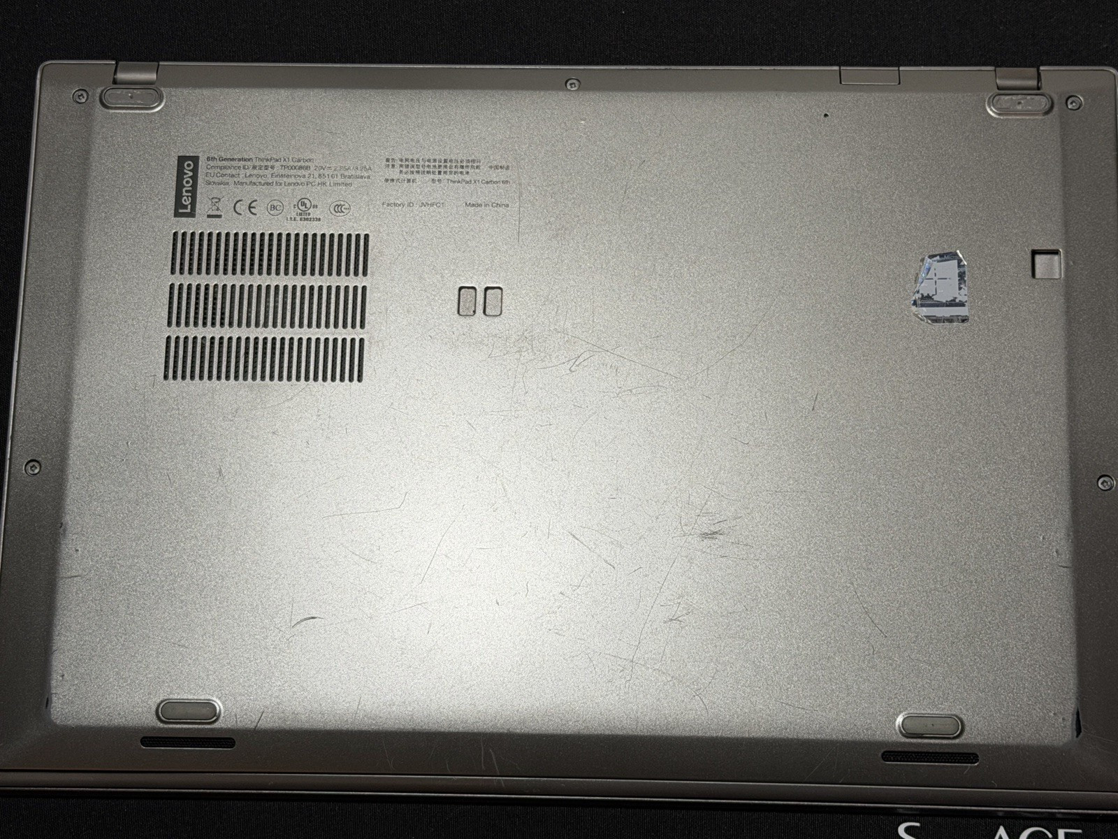 Lenovo ThinkPad X1 Carbon 6th Gen 14″ *Touch * Intel i7-8650U 16GB RAM 512GB SSD