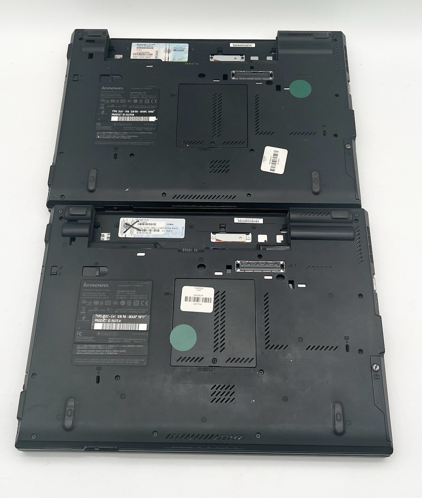 Lot of 2 Lenovo T410 i5-520M 4Gb ram, boot to BIOS for parts, please read