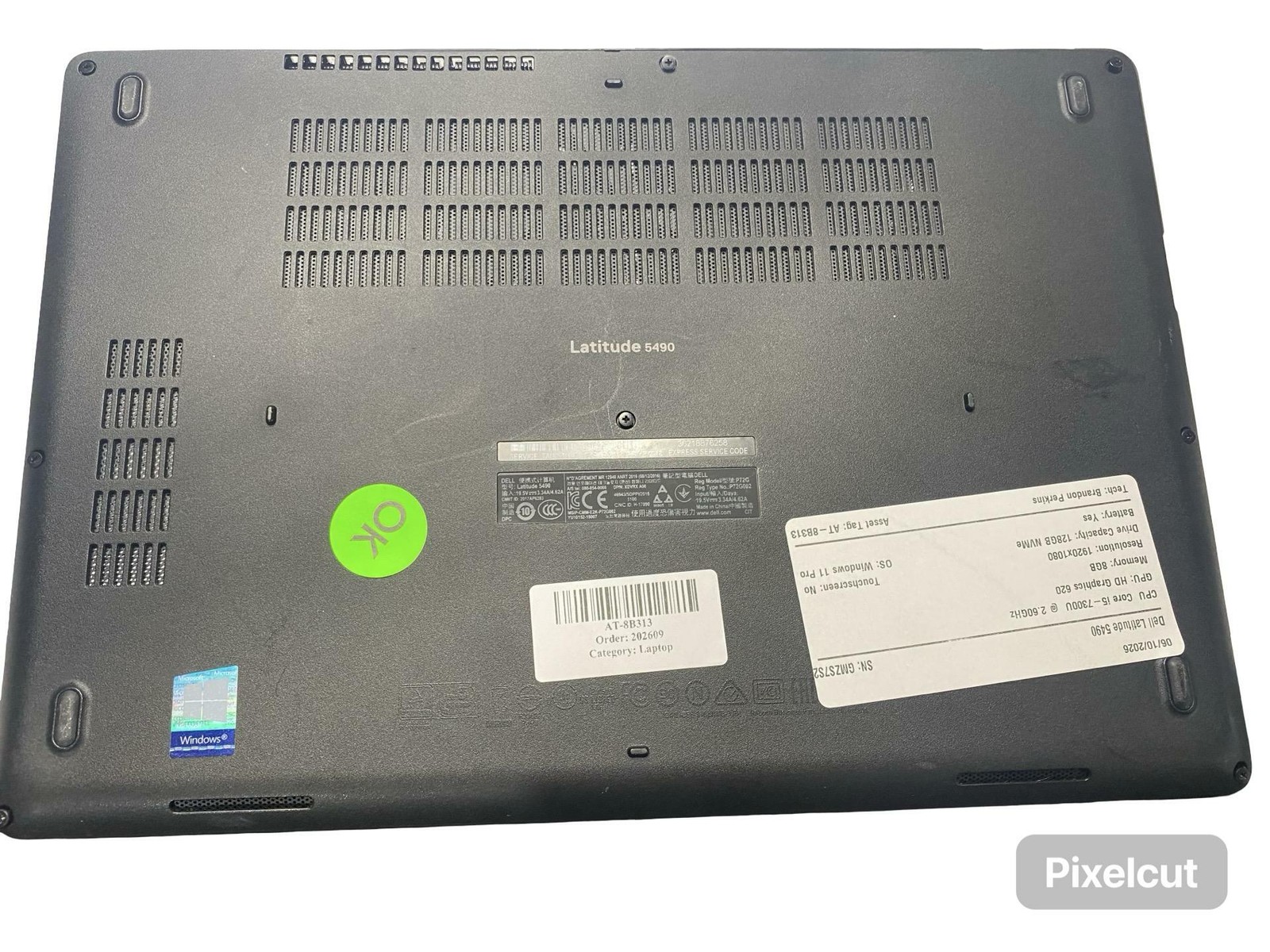 Dell Latitude 5490 i5 7300U 8GB 128GB Win11 Pro Laptop