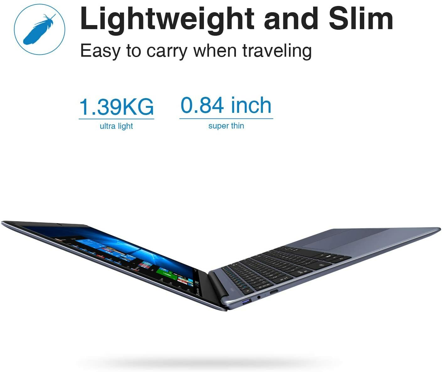 CHUWI HeroBook Pro 14.1″ Laptop Windows Intel N4020 Notebook 8+256G Up to 2.6GHz