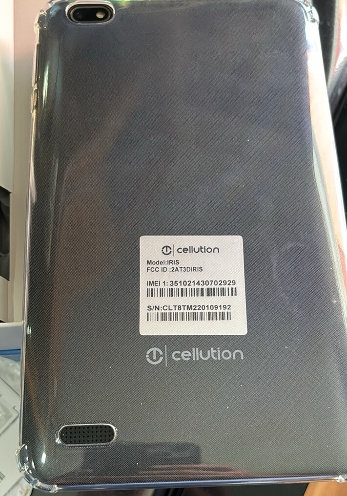 Cellution IRIS Tablet 8.0 – Any Carrier – ZT808 – 2GB RAM + 32GB